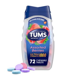 Foto 1 | Tabletas Antiácidas Masticables Tums Ultra Strength, 72 Unidades - Venta Internacional.