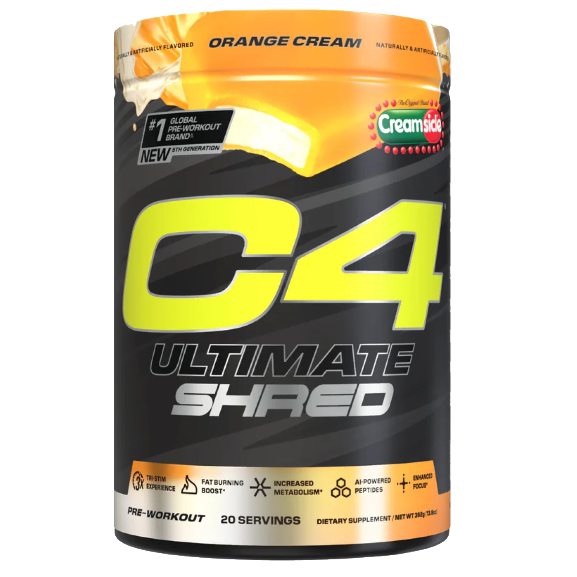 Foto 1 | Polvo Para Antes Del Entrenamiento Cellucor C4 Ultimate Shred Orange, 20 Porciones - Venta Internacional.