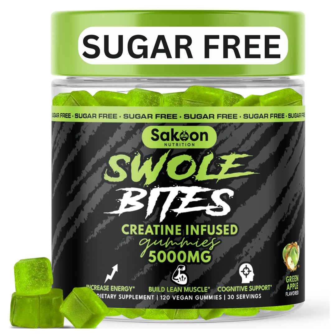 Foto 2 pulgar | Gomitas De Monohidrato De Creatina Supplement Sakoon Nutrition 5000 Mg - Venta Internacional.