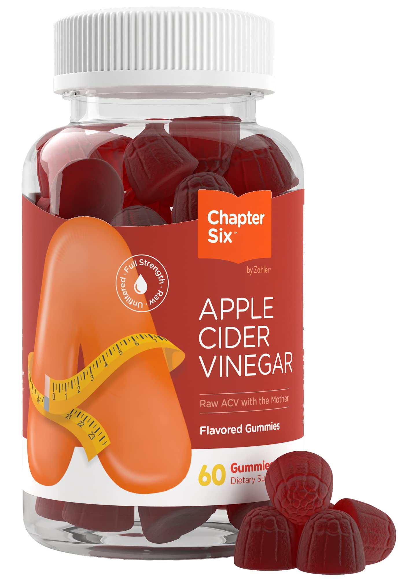 Foto 2 pulgar | Gomitas De Vinagre De Sidra De Manzana Supplement Zahler, 60 Ml, Para Adultos - Venta Internacional.