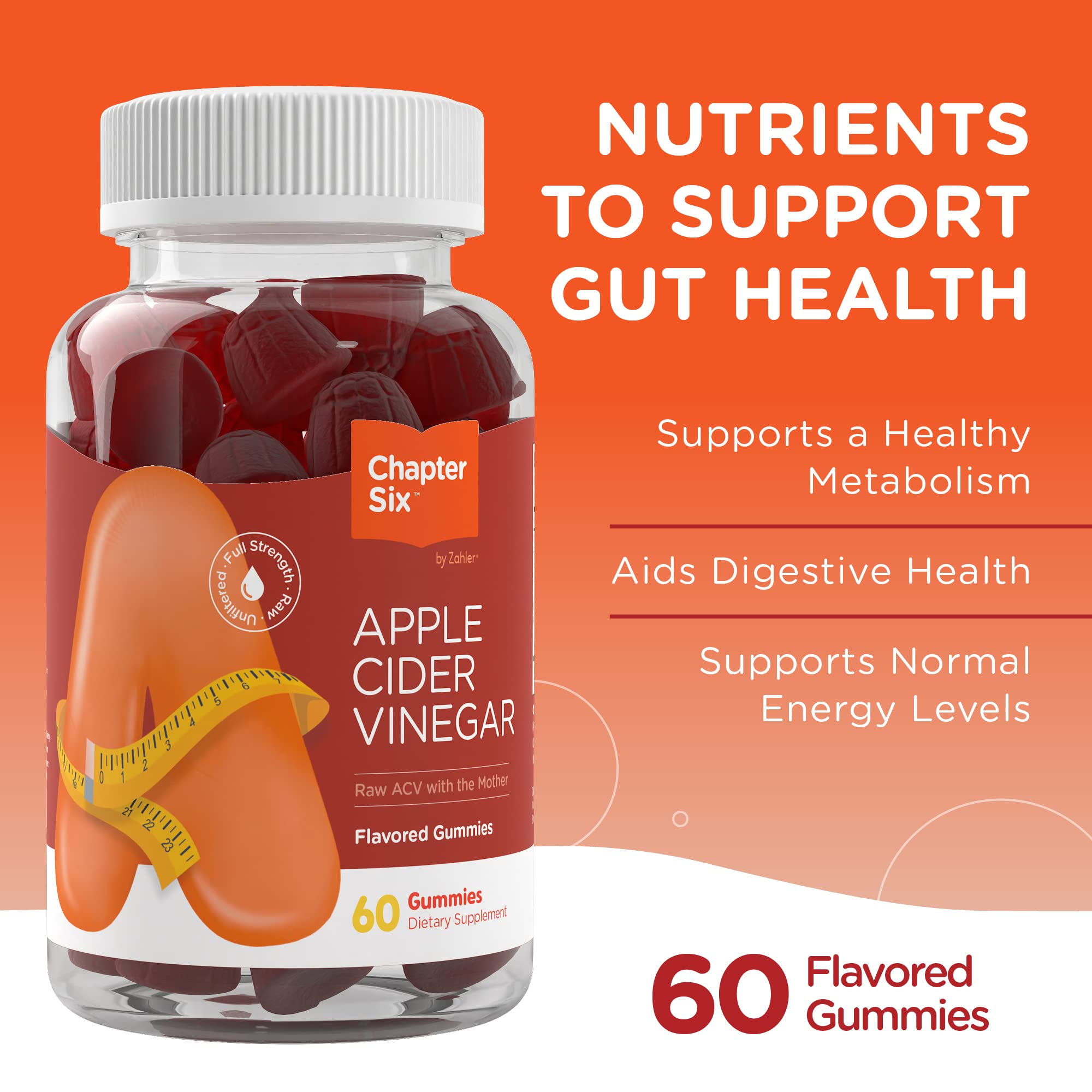 Foto 4 pulgar | Gomitas De Vinagre De Sidra De Manzana Supplement Zahler, 60 Ml, Para Adultos - Venta Internacional.