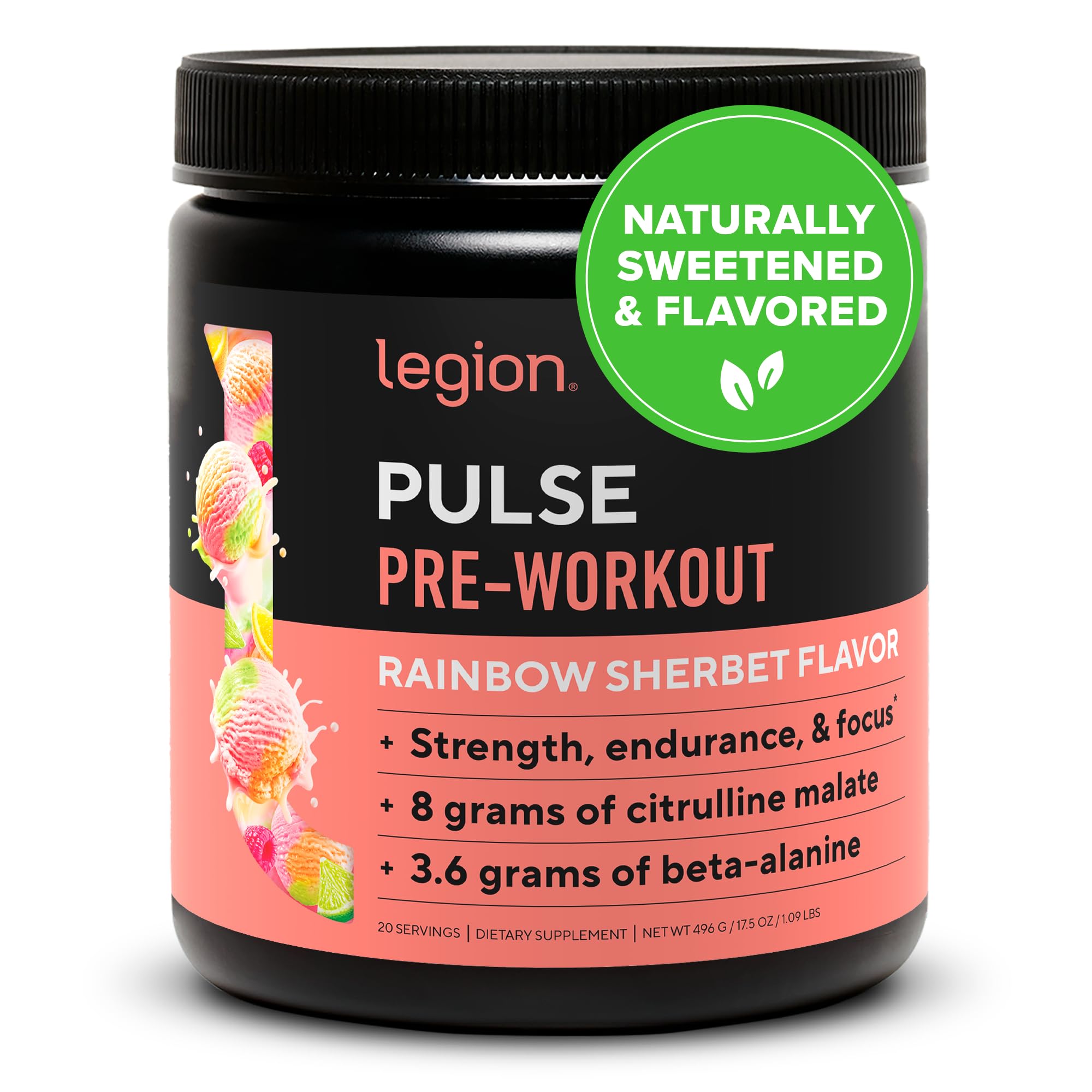 Foto 2 pulgar | Bebida Para Antes Del Entrenamiento Legion Nitric Oxide Boost Energy Rainbow - Venta Internacional.