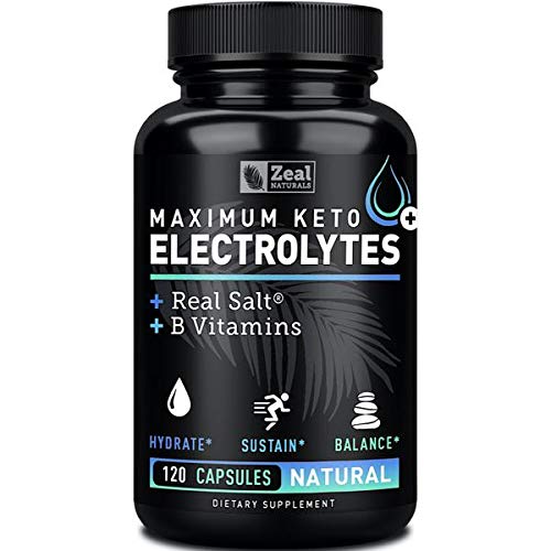 Foto 2 pulgar | Suplemento Electrolítico Zeal Naturals Keto Con Sal Real 120 Cápsulas - Venta Internacional.