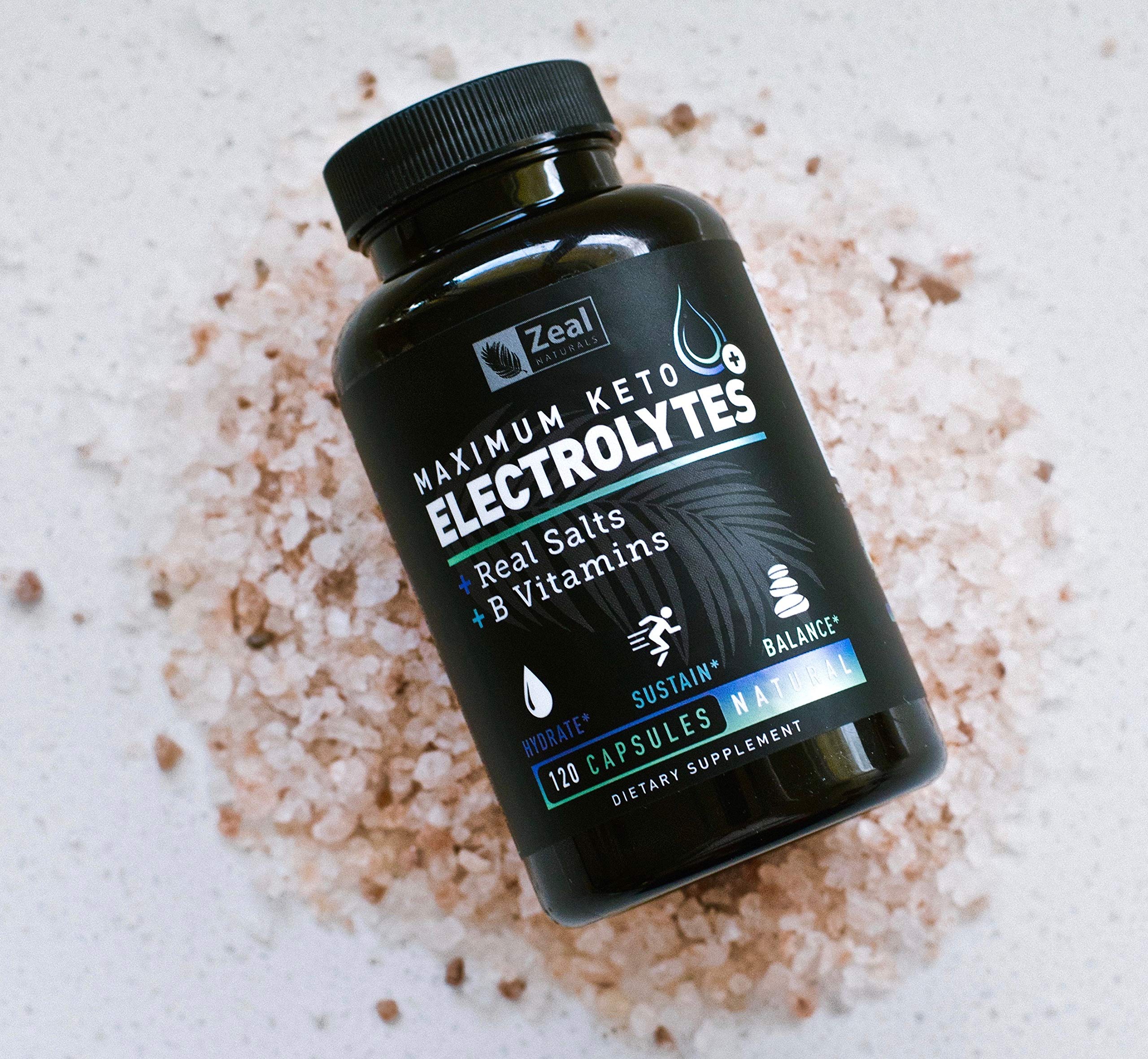 Foto 7 | Suplemento Electrolítico Zeal Naturals Keto Con Sal Real 120 Cápsulas - Venta Internacional.