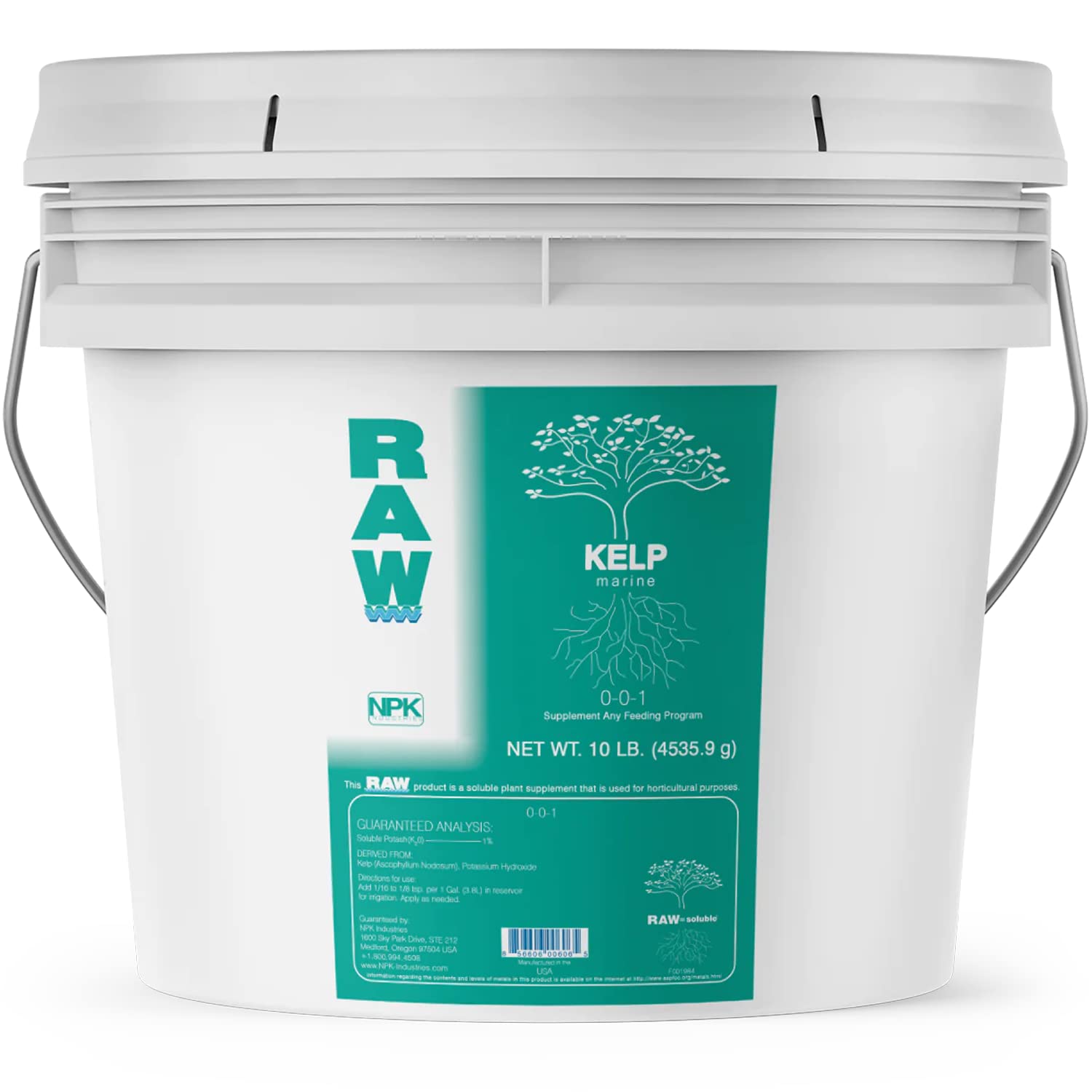 Foto 1 | Bioestimulante Raw Kelp De 4,54 Kg, Rico En Hormonas Vegetales Orgánicas - Venta Internacional.