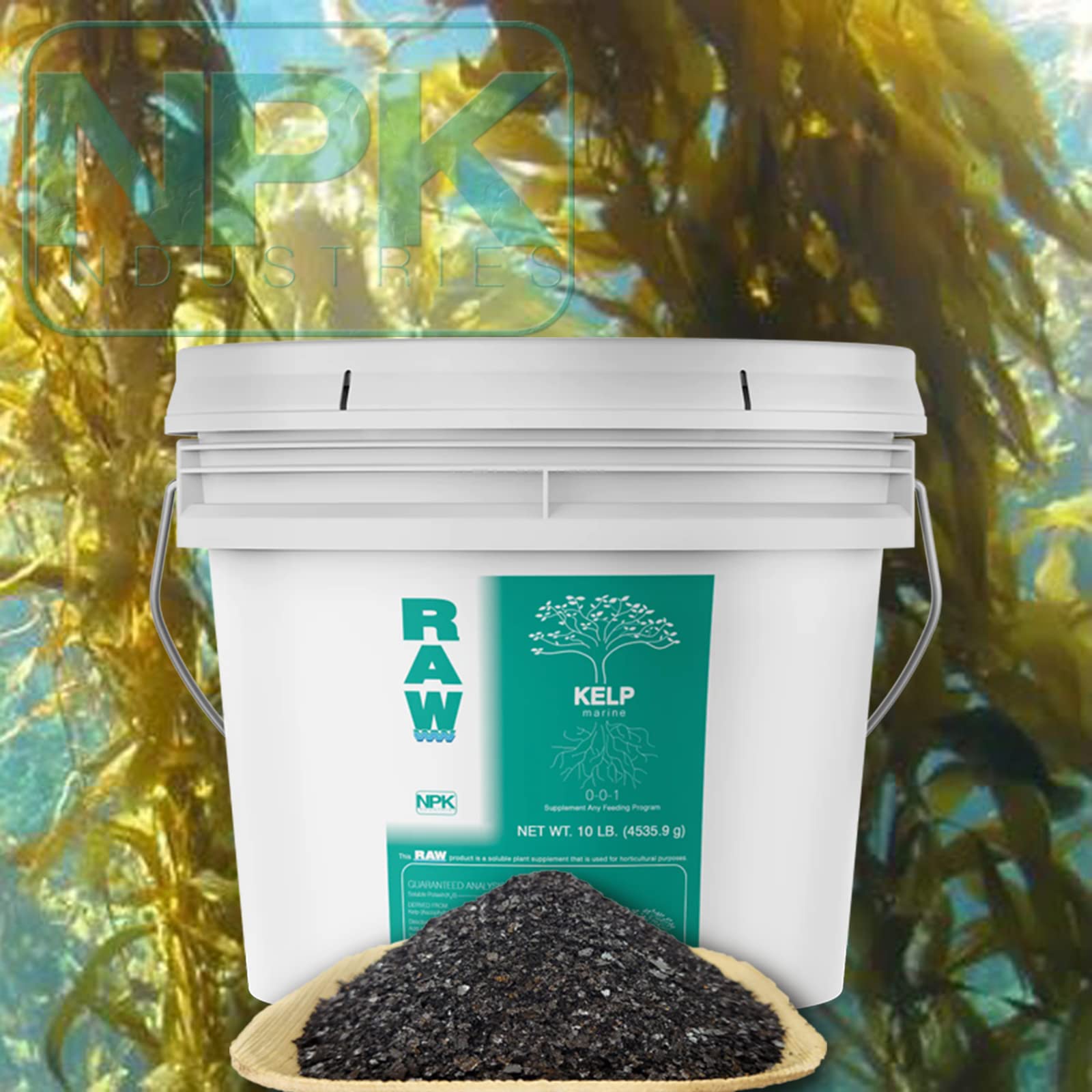Foto 3 | Bioestimulante Raw Kelp De 4,54 Kg, Rico En Hormonas Vegetales Orgánicas - Venta Internacional.