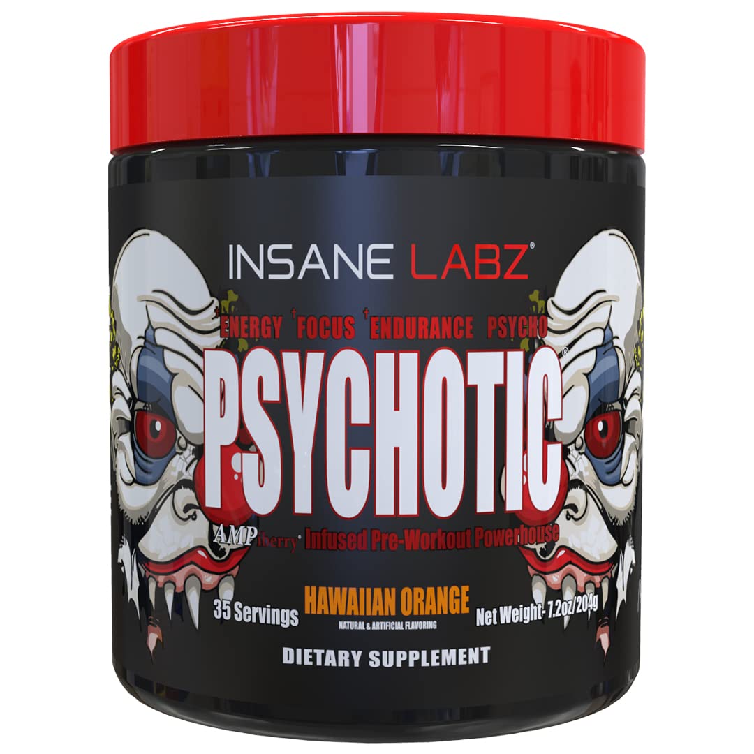 Foto 2 pulgar | Polvo Para Antes Del Entrenamiento Insane Labz Psychotic 875 G (naranja Hawaiana) - Venta Internacional.