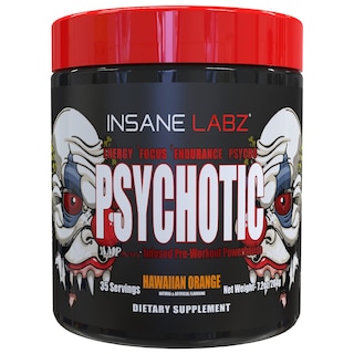 Foto 1 | Polvo Para Antes Del Entrenamiento Insane Labz Psychotic 875 G (naranja Hawaiana) - Venta Internacional.