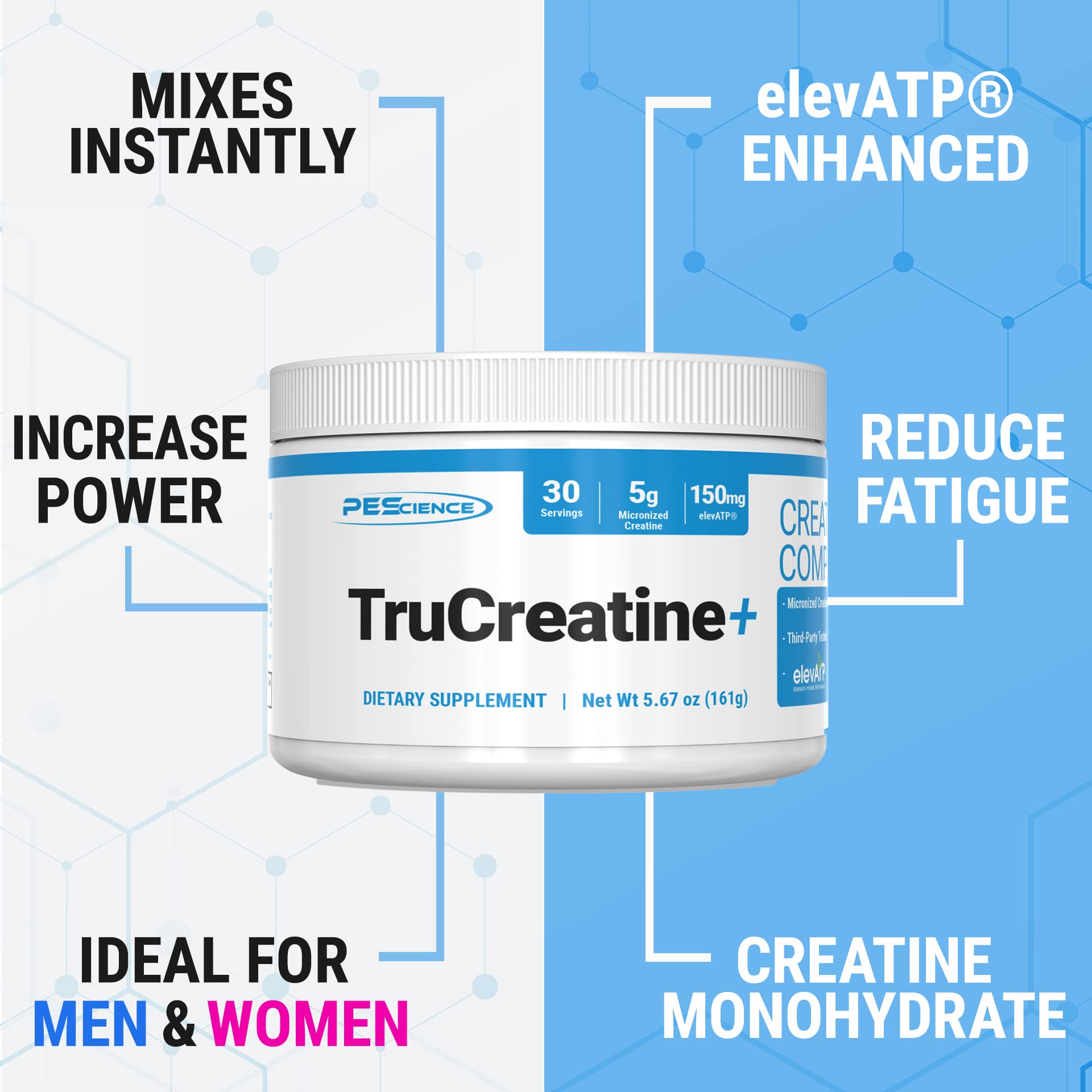 Foto 4 pulgar | Suplemento Trucreatine+ De Pescience Con Monohidrato De Creatina, 30 Dosis - Venta Internacional.