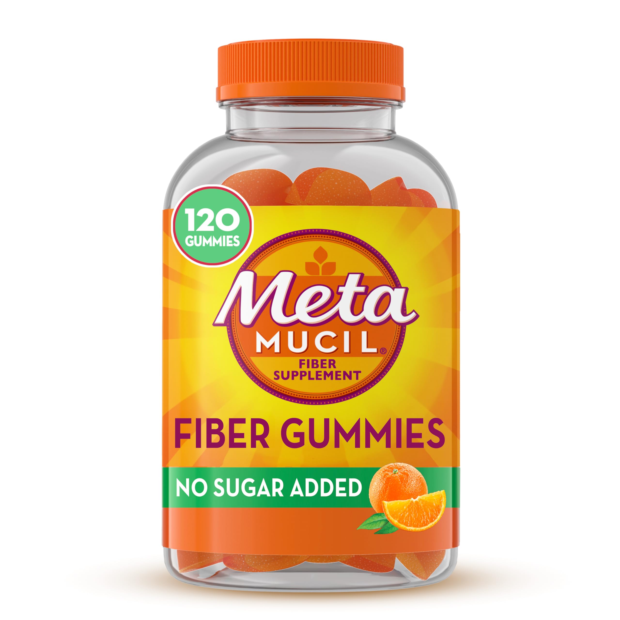Foto 2 pulgar | Suplemento De Fibra Metamucil Fiber Gummies Orange 5 G 120 Unidades - Venta Internacional.