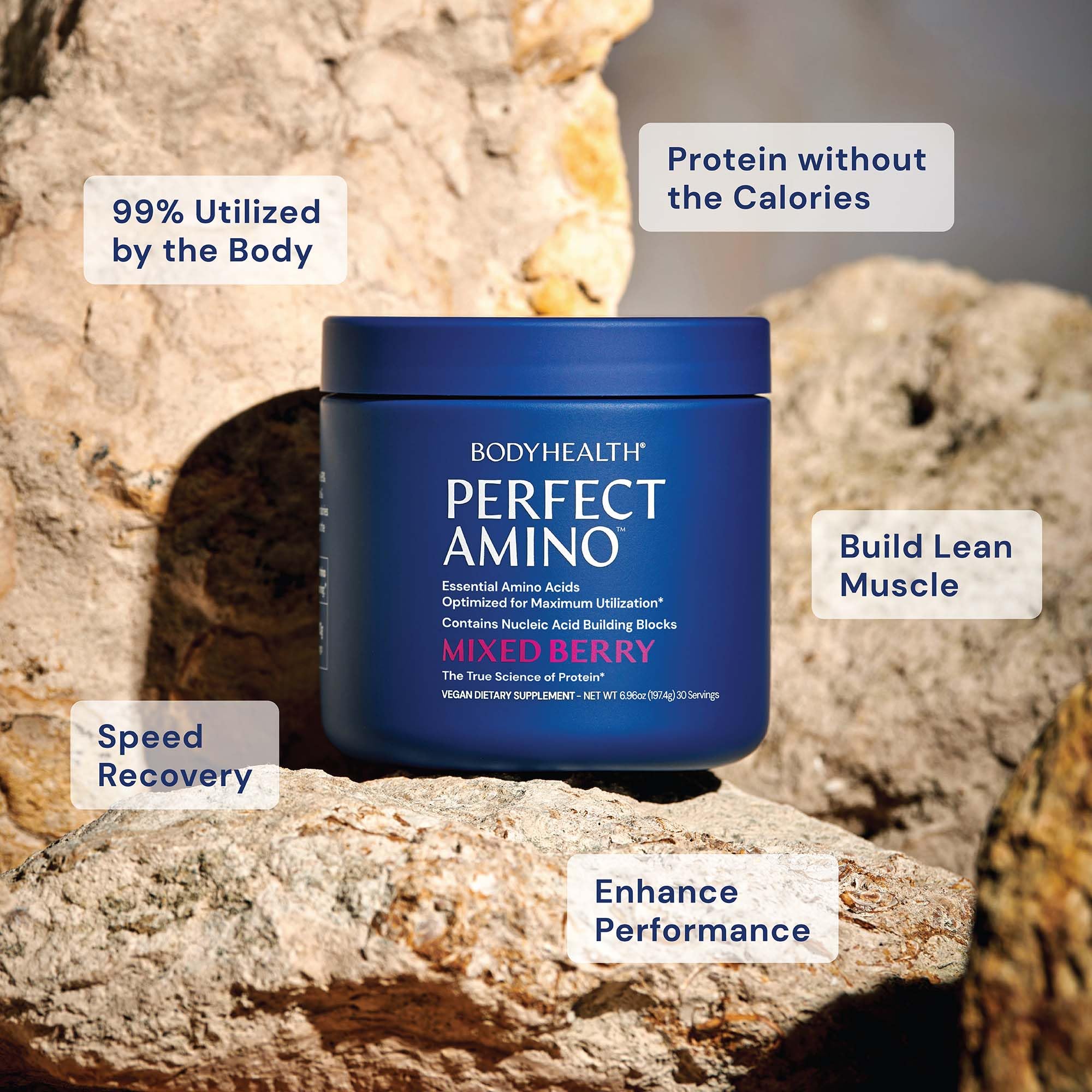 Foto 3 | Bebida Energética De Aminoácidos En Polvo Bodyhealth Perfectamino - Venta Internacional.