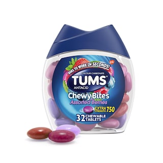 Foto 1 | Tabletas Antiácidas Tums Chewy Bites, Bayas Variadas, 32 Unidades - Venta Internacional.