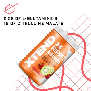 Foto 5 | Suplemento Xtend Ripped Bcaa En Polvo, Fresa Y Kiwi, 210 G - Venta Internacional.