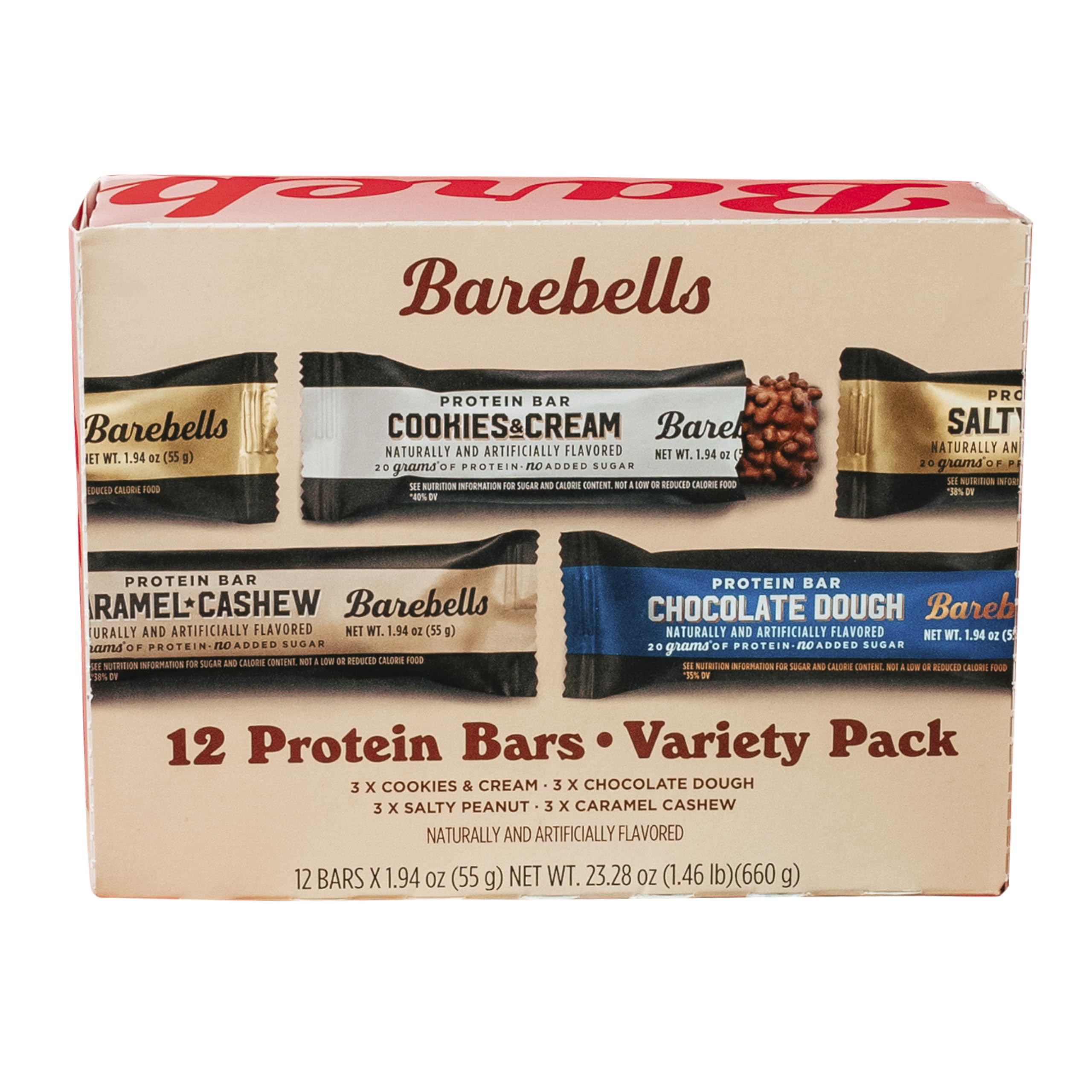 Foto 2 pulgar | Barras De Proteína Barebells, Paquete Variado De 12 X 55 G Con 20 G De Proteína - Venta Internacional.