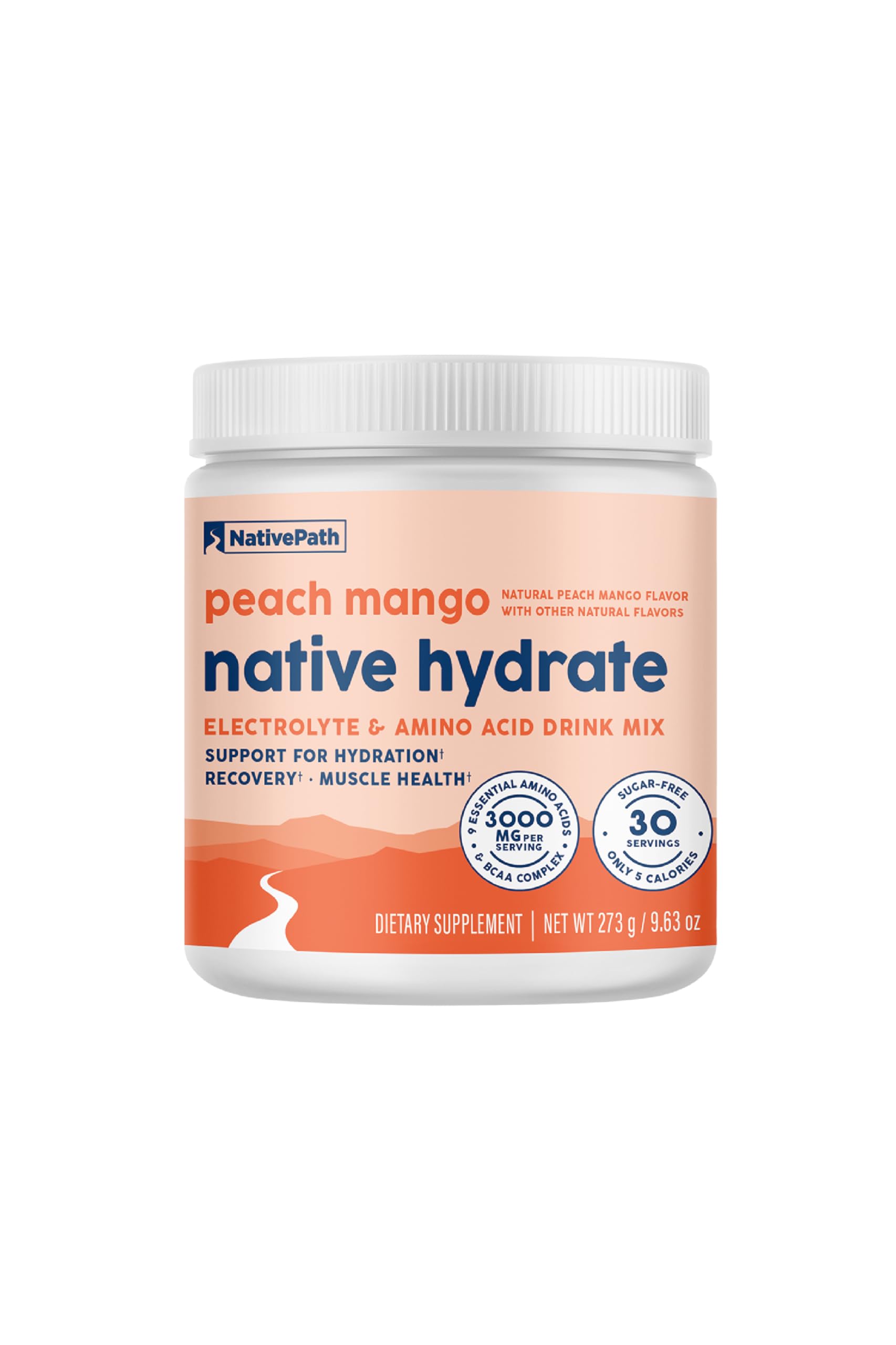 Foto 2 pulgar | Electrolitos En Polvo Nativepath Native Hydrate Peach Mango - Venta Internacional.