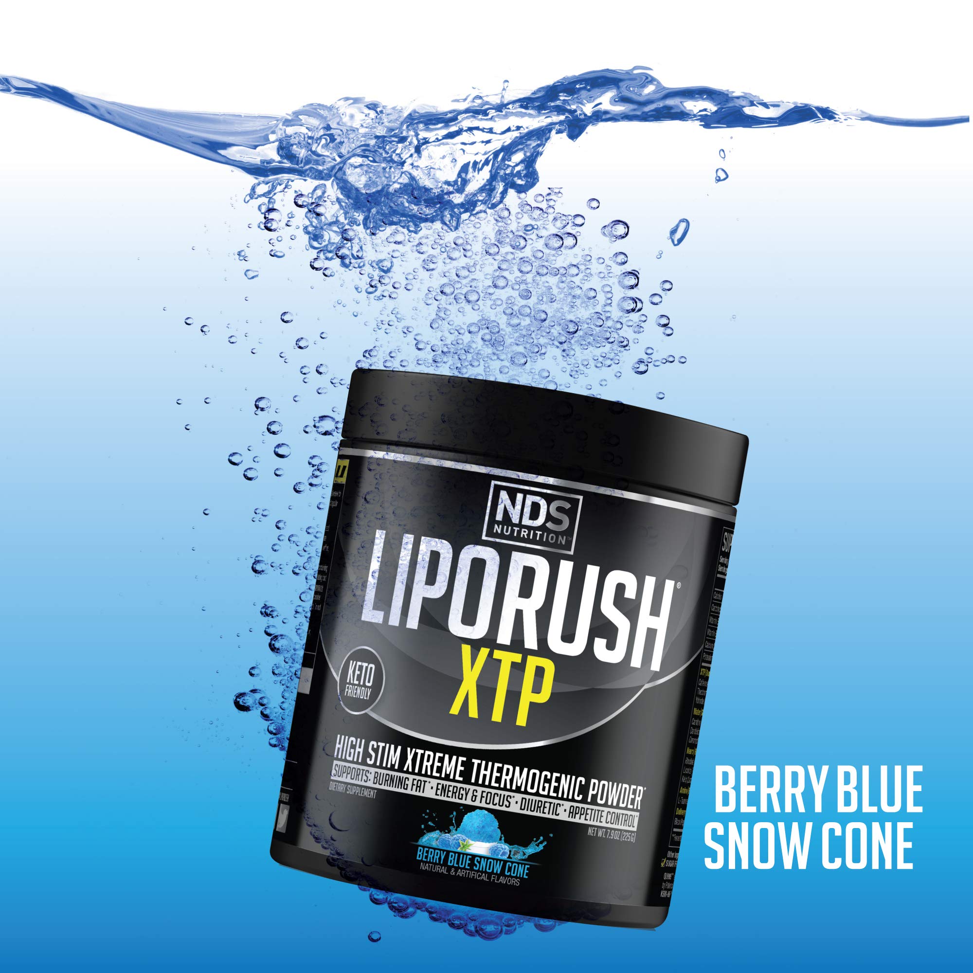 Foto 8 pulgar | Quemador De Grasa Termogénico Liporush Nds Nutrition Xtp Blue Berry - Venta Internacional.