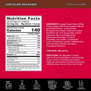 Foto 2 | Proteína En Polvo Bsn Syntha-6 De Chocolate Aislado, 48 Porciones - Venta Internacional.
