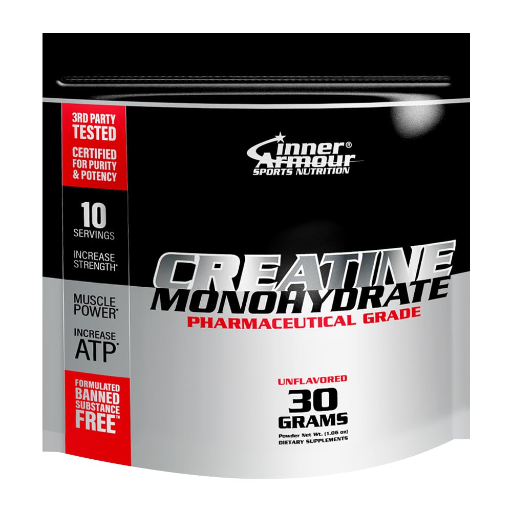 Foto 1 | Monohidrato De Creatina En Polvo Inner Armour Micronizado 30 G - Venta Internacional.