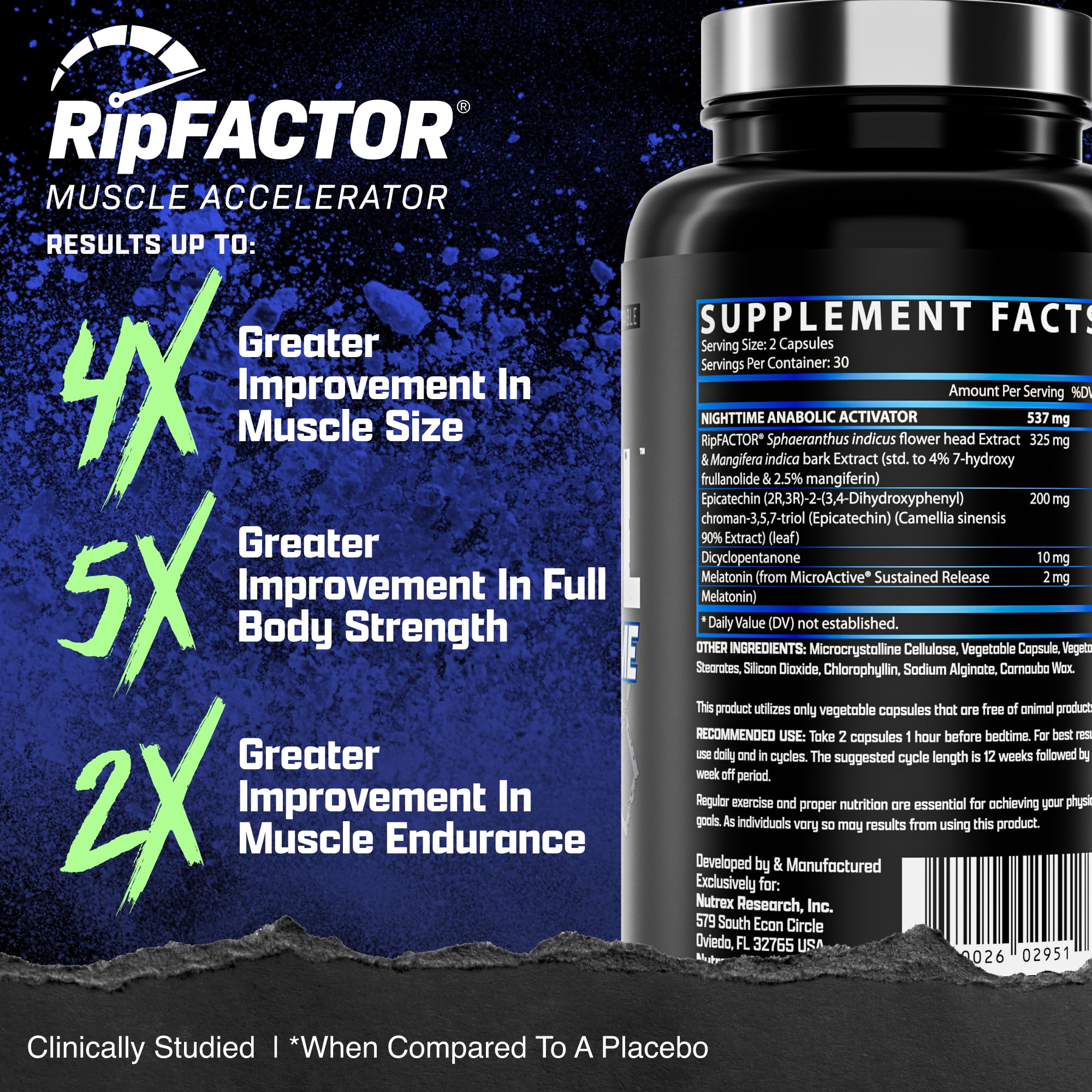 Foto 5 pulgar | Suplemento Nutrex Research Anabol Pm Nighttime 60 Píldoras - Venta Internacional.