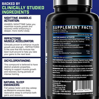 Foto 5 | Suplemento Nutrex Research Anabol Pm Nighttime 60 Píldoras - Venta Internacional.