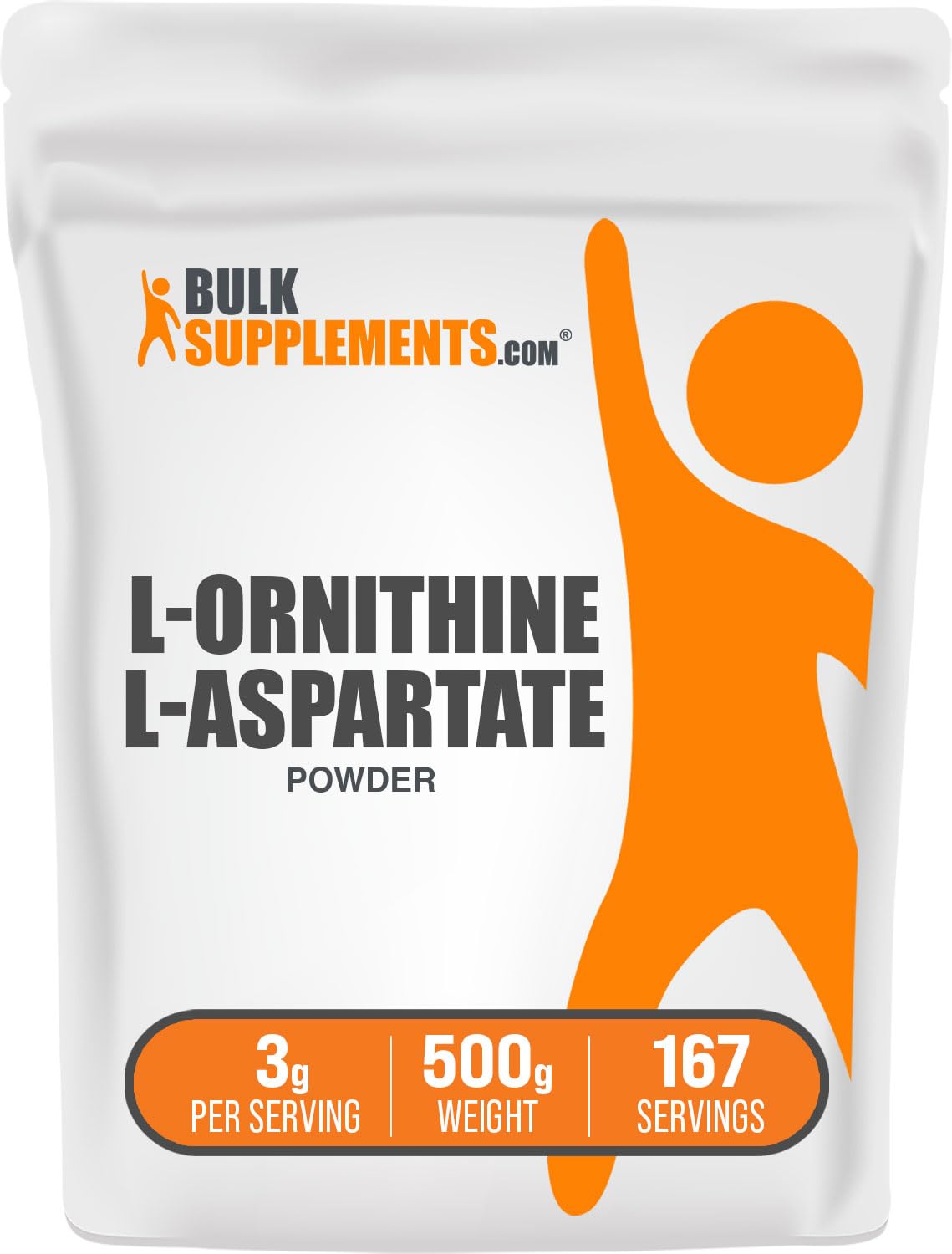 Foto 2 pulgar | Suplemento Bulksupplements.com L-ornitina L-aspartato 500 G - Venta Internacional.