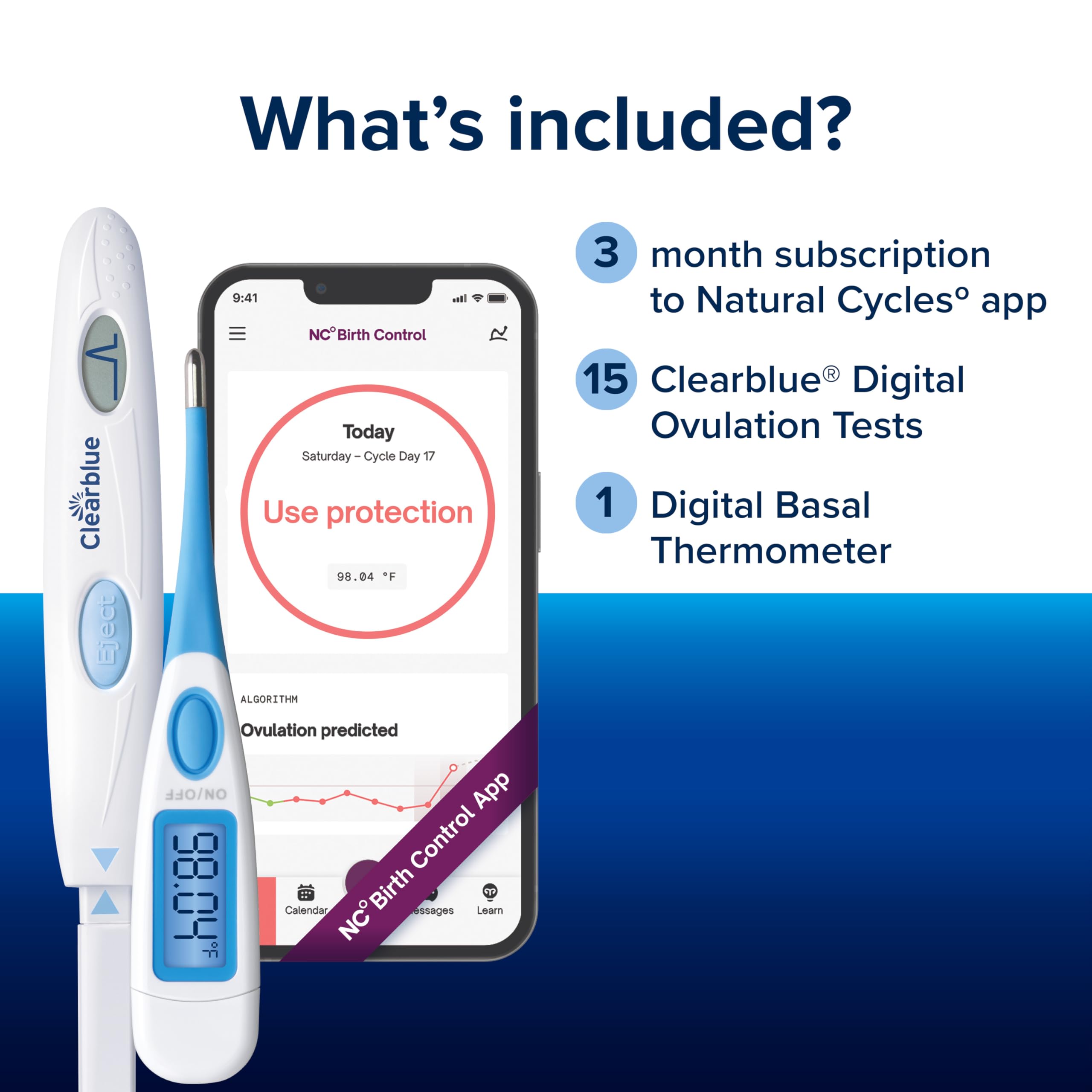 Foto 6 pulgar | Kit Anticonceptivo Clearblue Y Natural Cycles Con Suscripciones De 3 Meses - Venta Internacional.