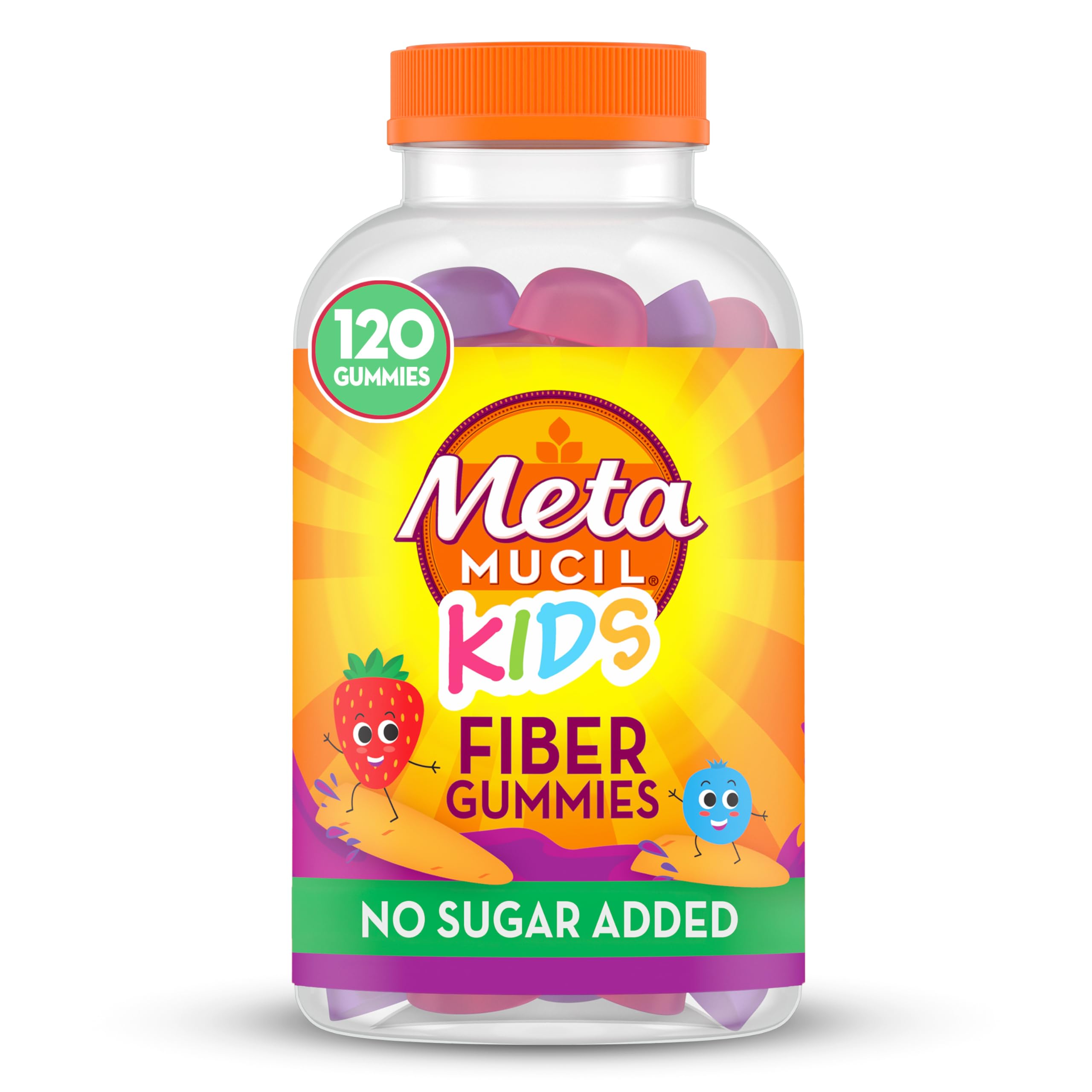 Foto 2 pulgar | Suplemento De Fibra Gummies Metamucil Kids 120 Unidades Mixed Berry - Venta Internacional.