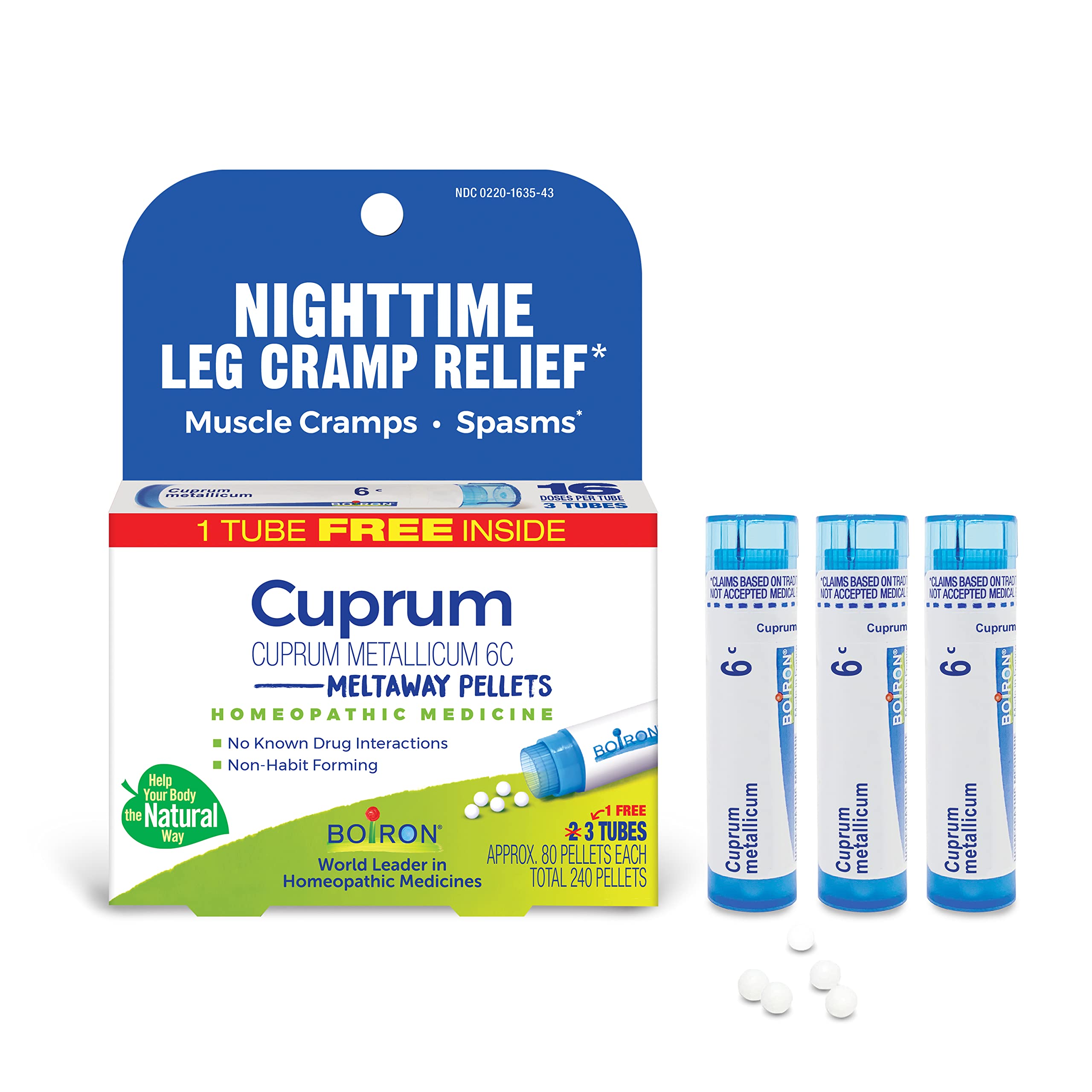 Foto 1 | Medicina Homeopática Boiron Cuprum Metallicum 6c 240 Pellets - Venta Internacional.