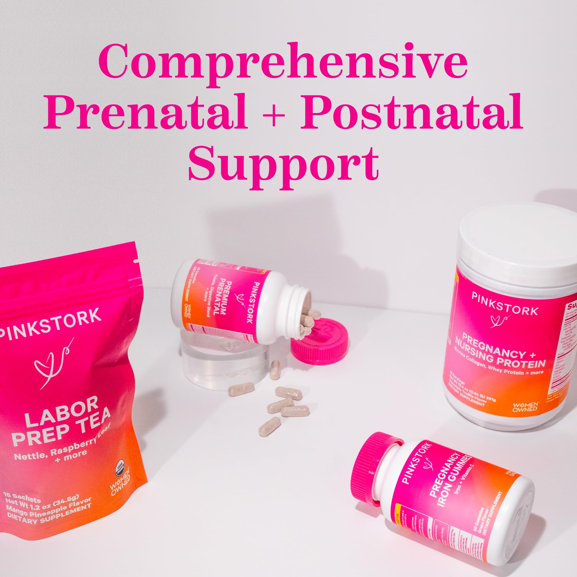 Foto 6 pulgar | Proteína En Polvo Pink Stork Pregnancy Postparto, 20 G, Chocolate - Venta Internacional.