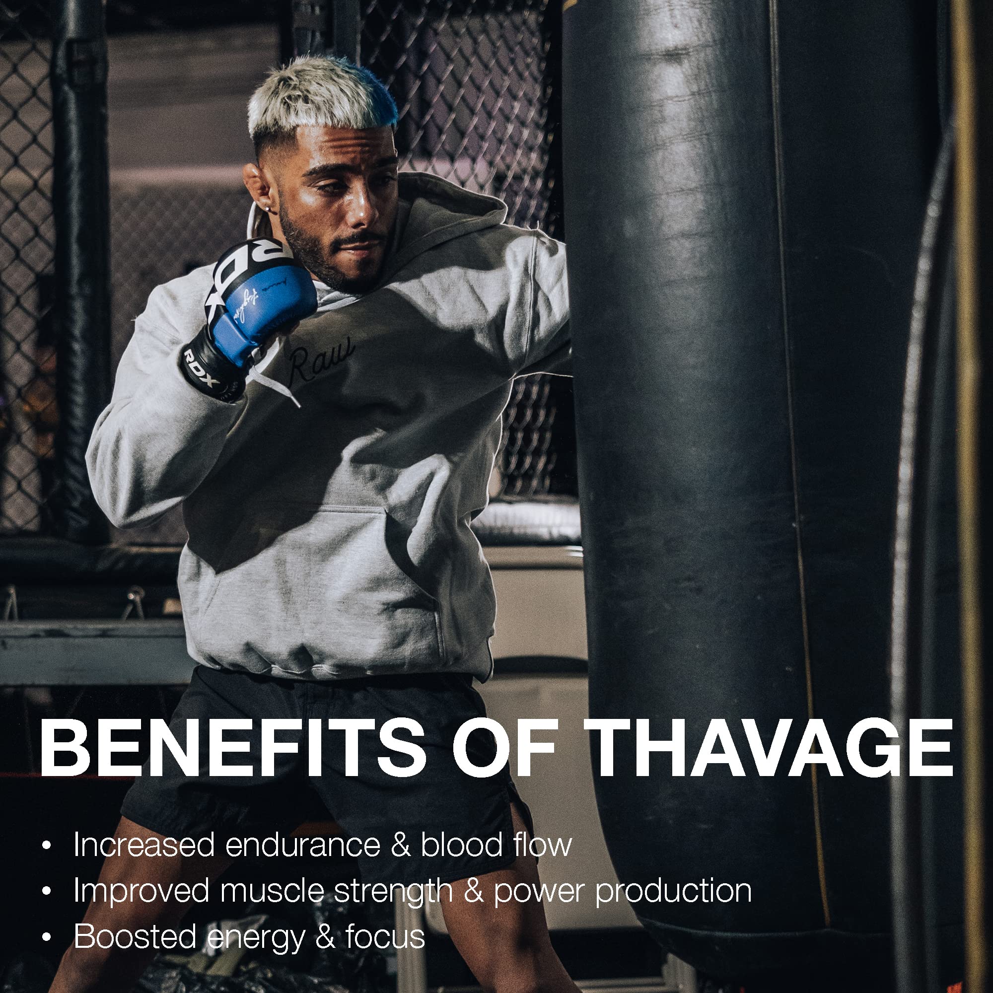 Foto 5 | Preworkout Powder Raw Thavage Dragon Fruit, 40 Porciones - Venta Internacional.