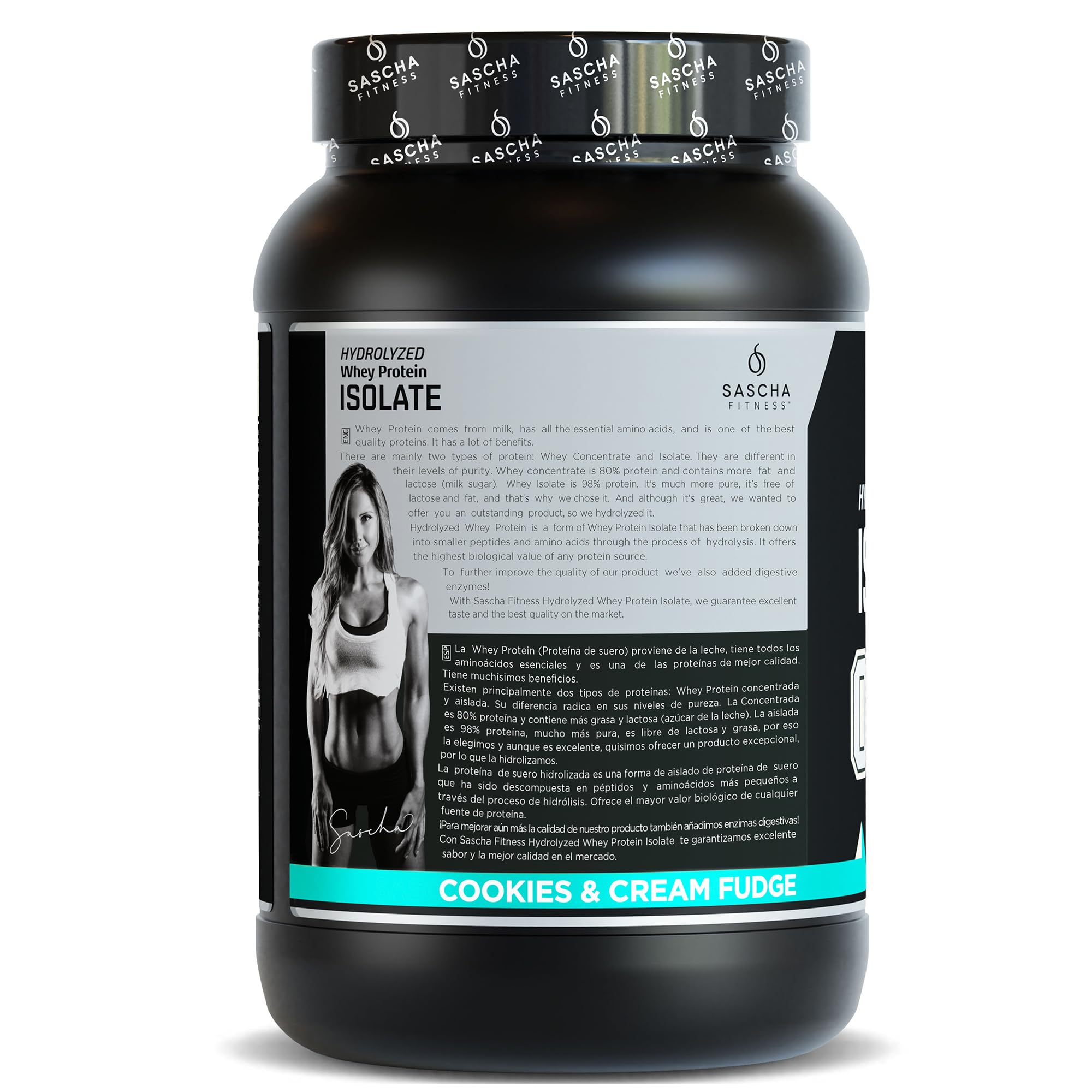 Foto 4 pulgar | Proteína En Polvo De Suero Hidrolizado Sascha Fitness Aislada 2 Kg - Venta Internacional.