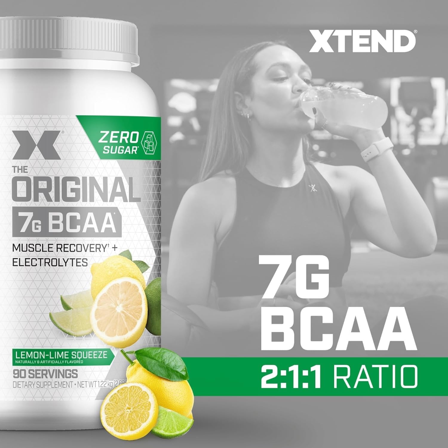Foto 3 pulgar | Suplemento Xtend Original Bcaa Lemon Lime Squeeze 1260 G - Venta Internacional.