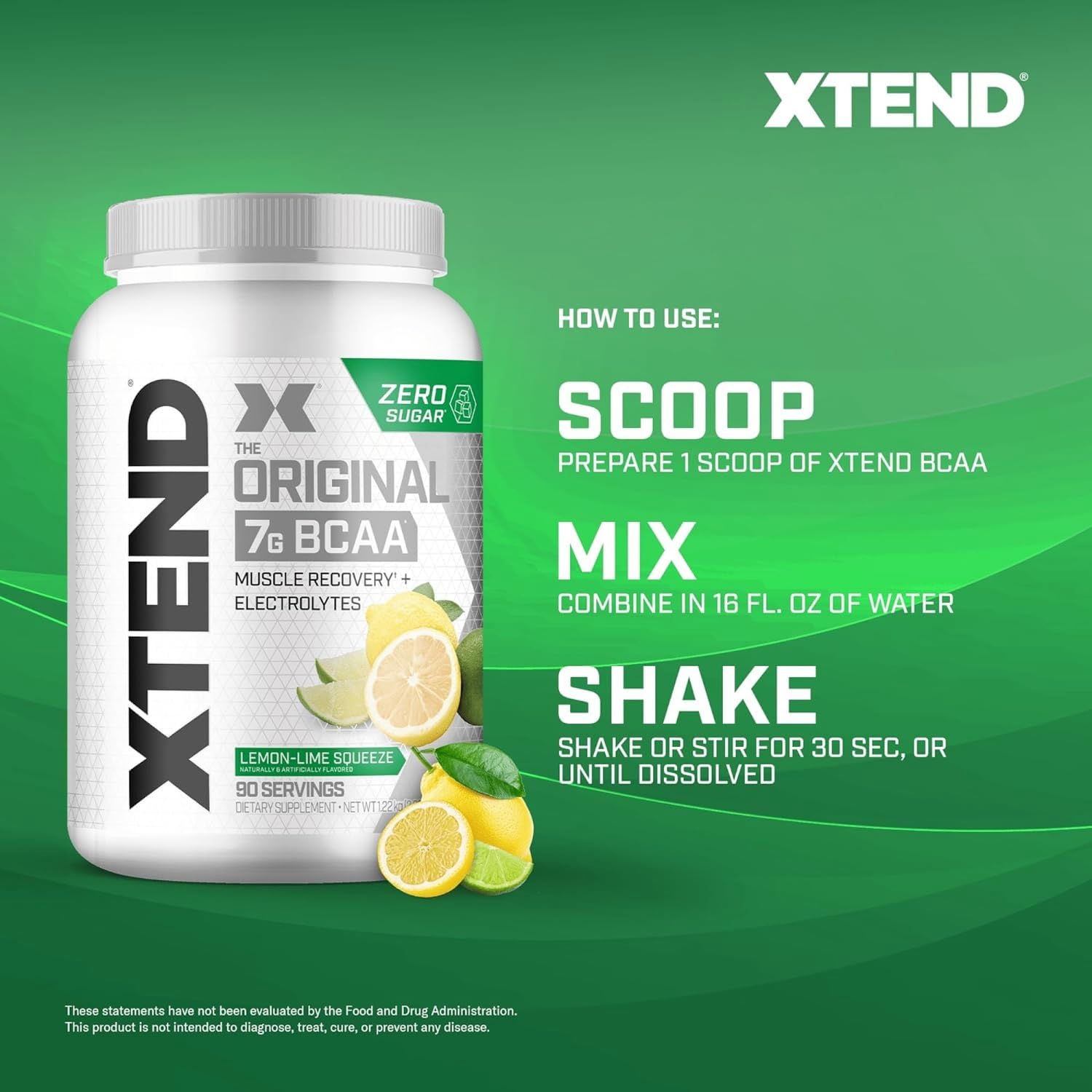 Foto 7 pulgar | Suplemento Xtend Original Bcaa Lemon Lime Squeeze 1260 G - Venta Internacional.