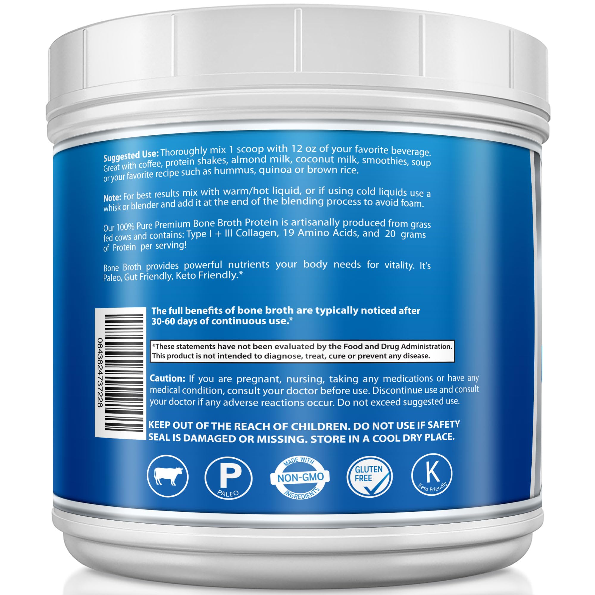 Foto 7 | Proteína En Polvo De Caldo De Huesos Younglo Research Beef 600 Ml - Venta Internacional.