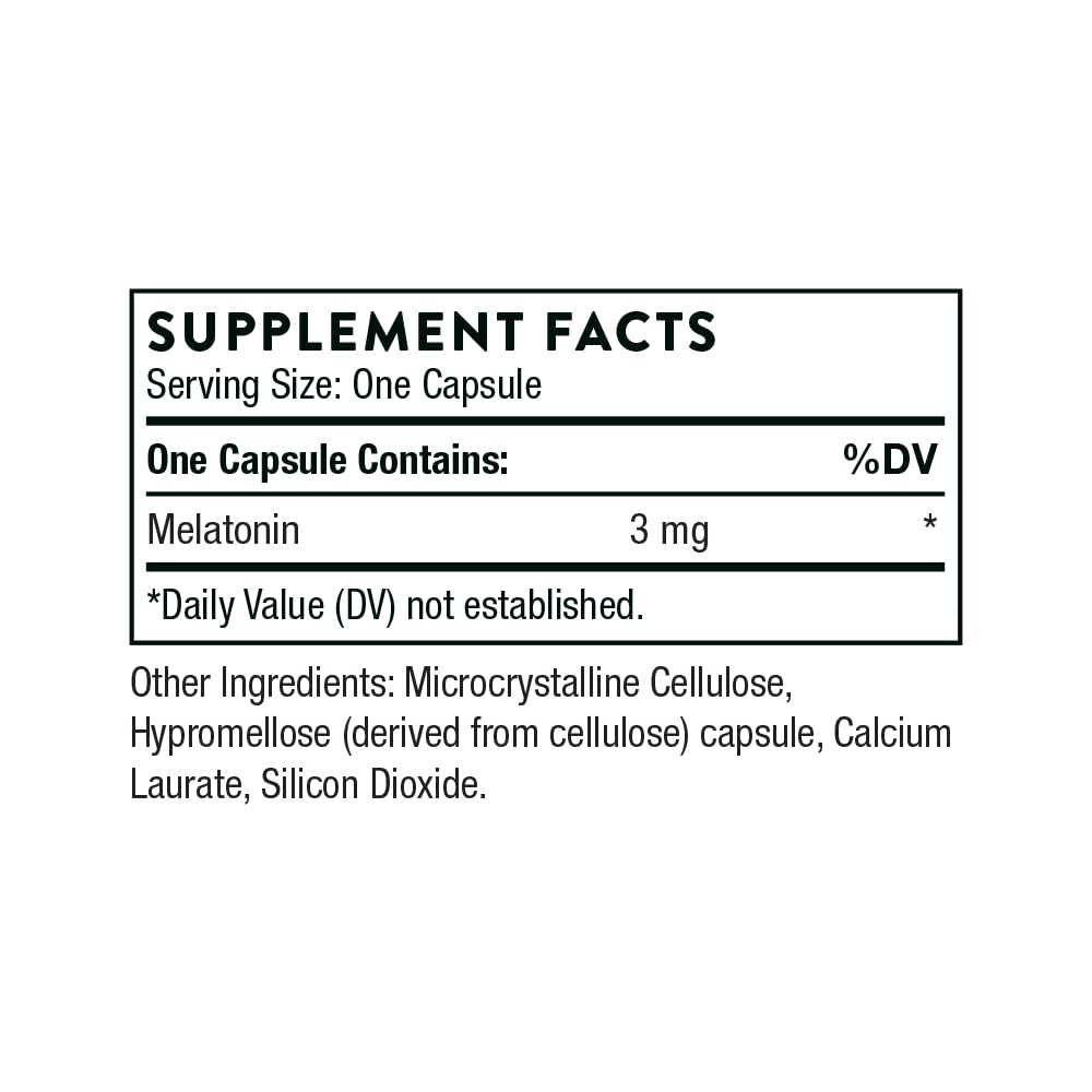 Foto 3 pulgar | Suplemento Thorne Melaton-3-3 Mg De Melatonina 60 Cápsulas - Venta Internacional.