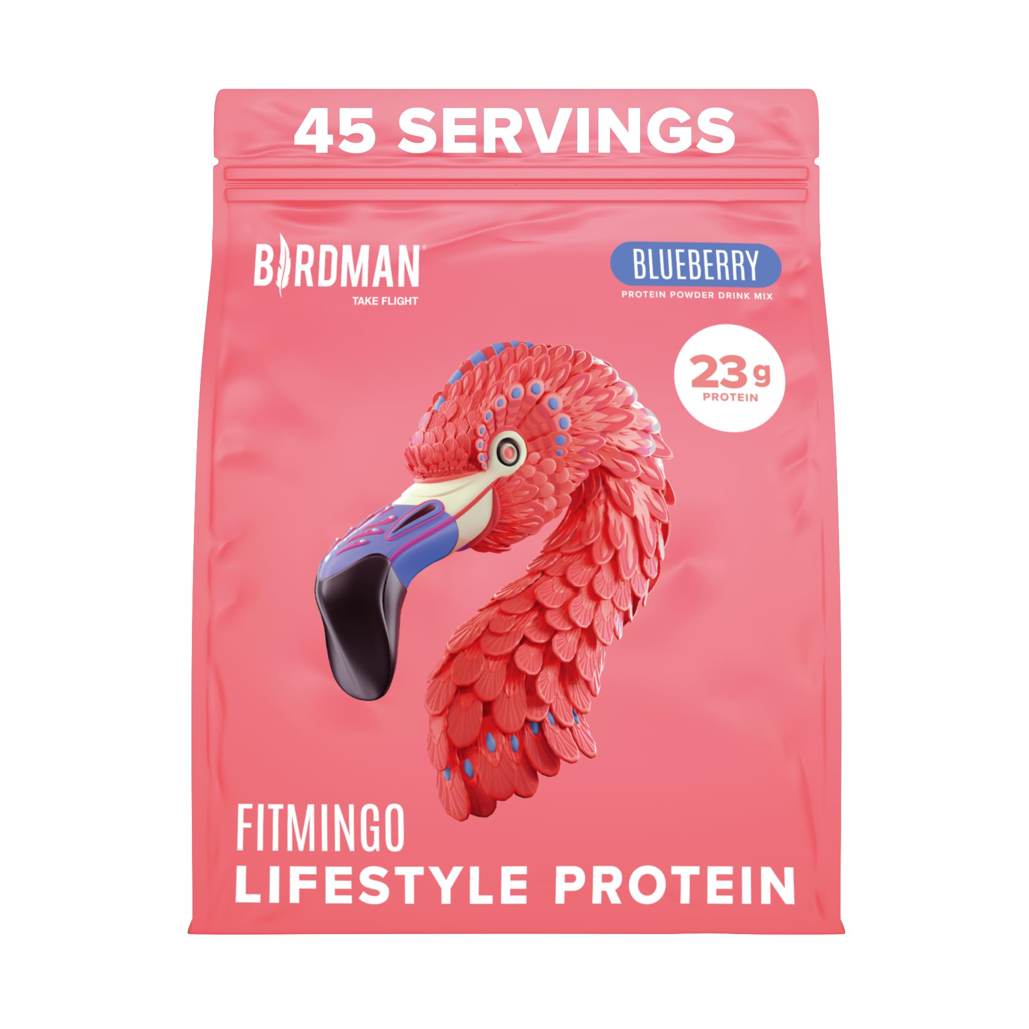 Foto 2 pulgar | Proteína En Polvo Birdman Fitmingo Vegan Para Mujer, 22 G, Arándano - Venta Internacional.