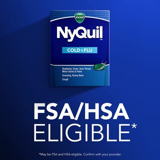 Foto 5 | Líquido Para Aliviar El Resfriado Y La Gripe Medicine Vicks Nyquil, 24 Cápsulas Líquidas - Venta Internacional.