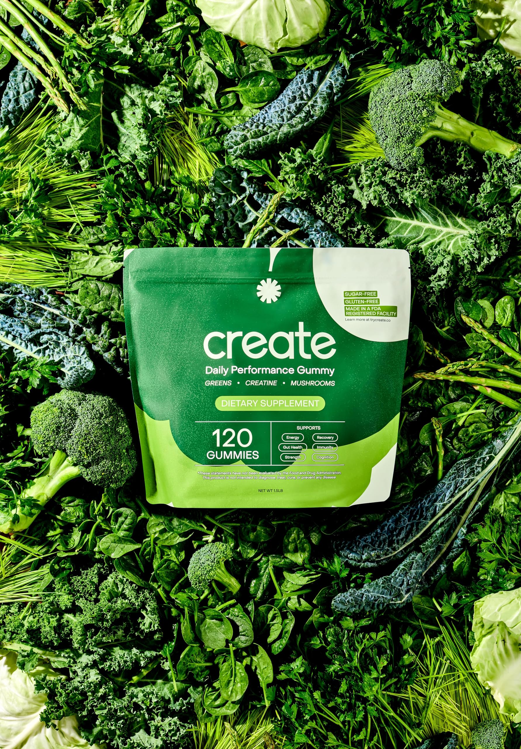 Foto 4 | Gomita Supplement Create Daily Performance Con 1 G De Creatina - Venta Internacional.