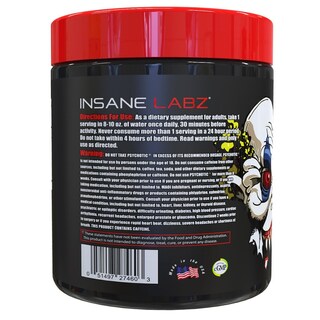 Foto 3 | Polvo Para Antes Del Entrenamiento Insane Labz Psychotic 35 Porciones - Venta Internacional.