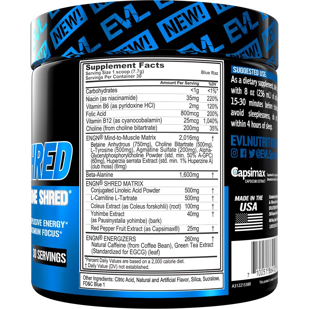 Foto 3 pulgar | Suplemento Evlution Nutrition Evl Ultimate Antes Del Entrenamiento - Venta Internacional.