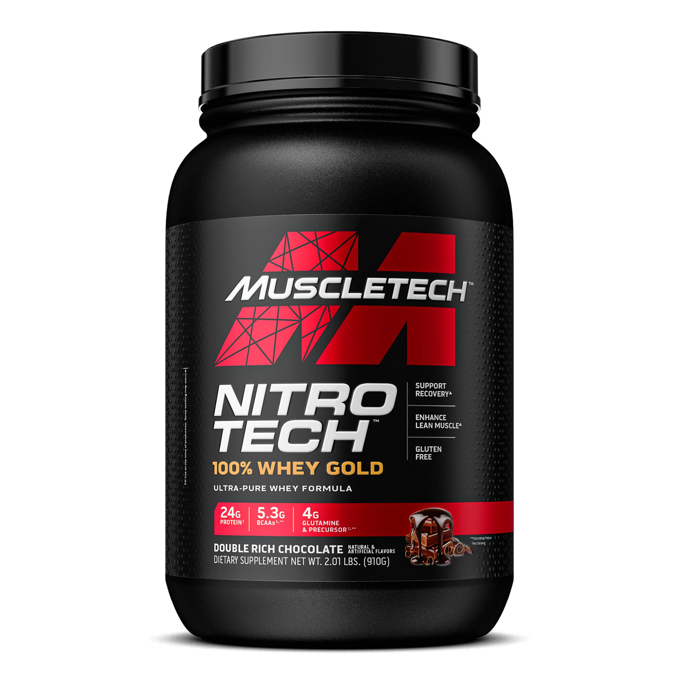 Foto 2 pulgar | Proteína En Polvo Muscletech Nitro-tech Whey Gold, 2 Libras De Chocolate - Venta Internacional.
