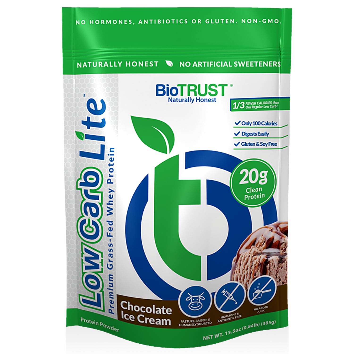 Foto 2 pulgar | Proteína En Polvo Biotrust Low Carb Lite, 20 G, Suero De Leche De Animales Alimentados Con Pasto - Venta Internacional.