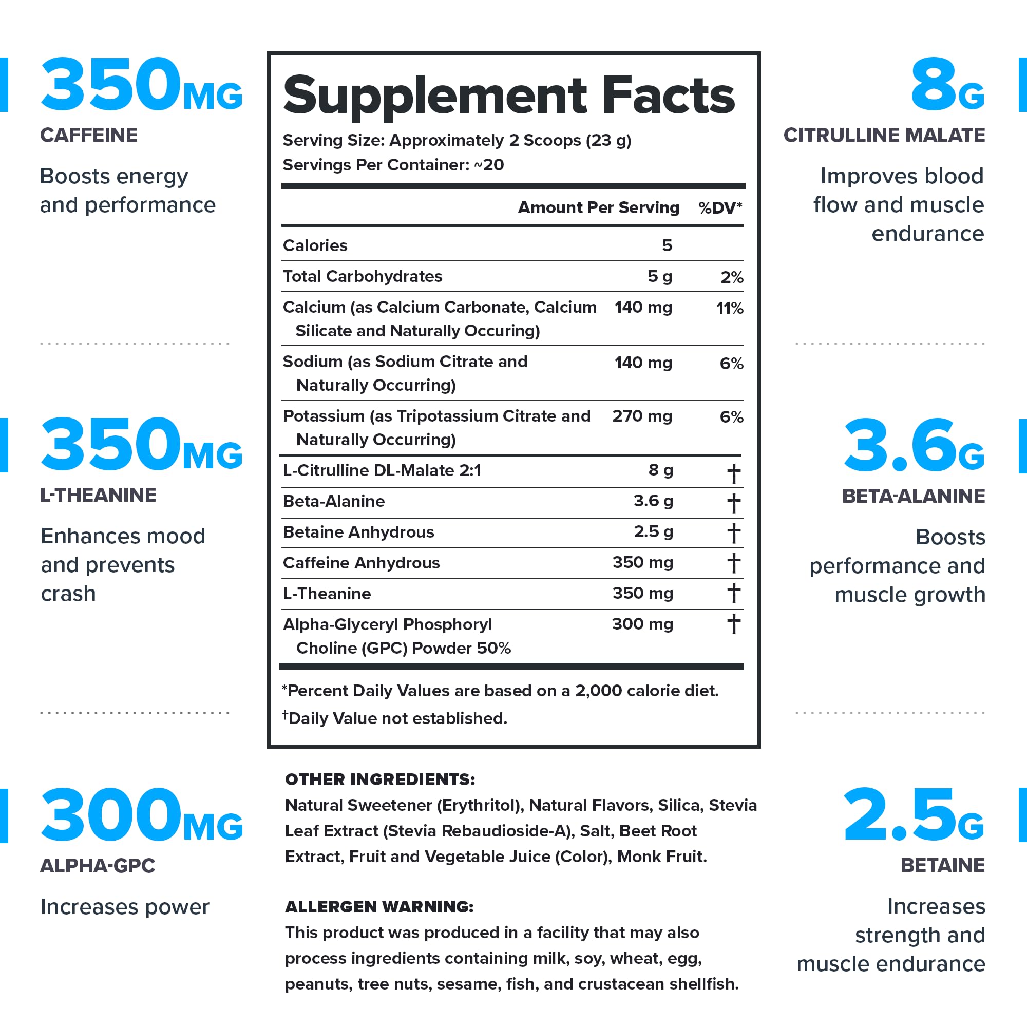 Foto 3 pulgar | Bebida Para Antes Del Entrenamiento Legion Boost Energy, Endulzada Naturalmente - Venta Internacional.
