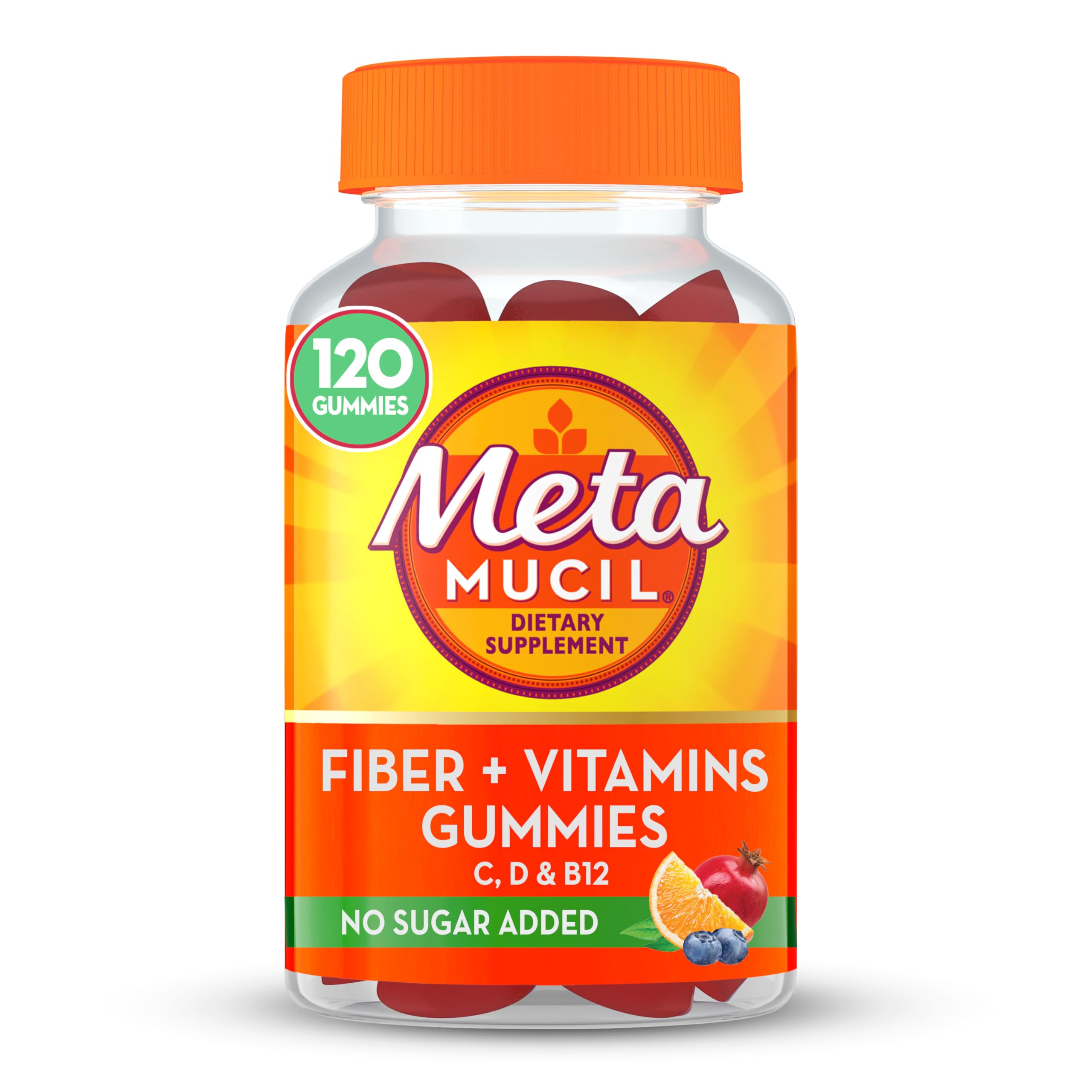 Foto 2 pulgar | Gomitas De Fibra Metamucil Para Adultos Con Vitaminas C, D Y B12, 120 Unidades - Venta Internacional.