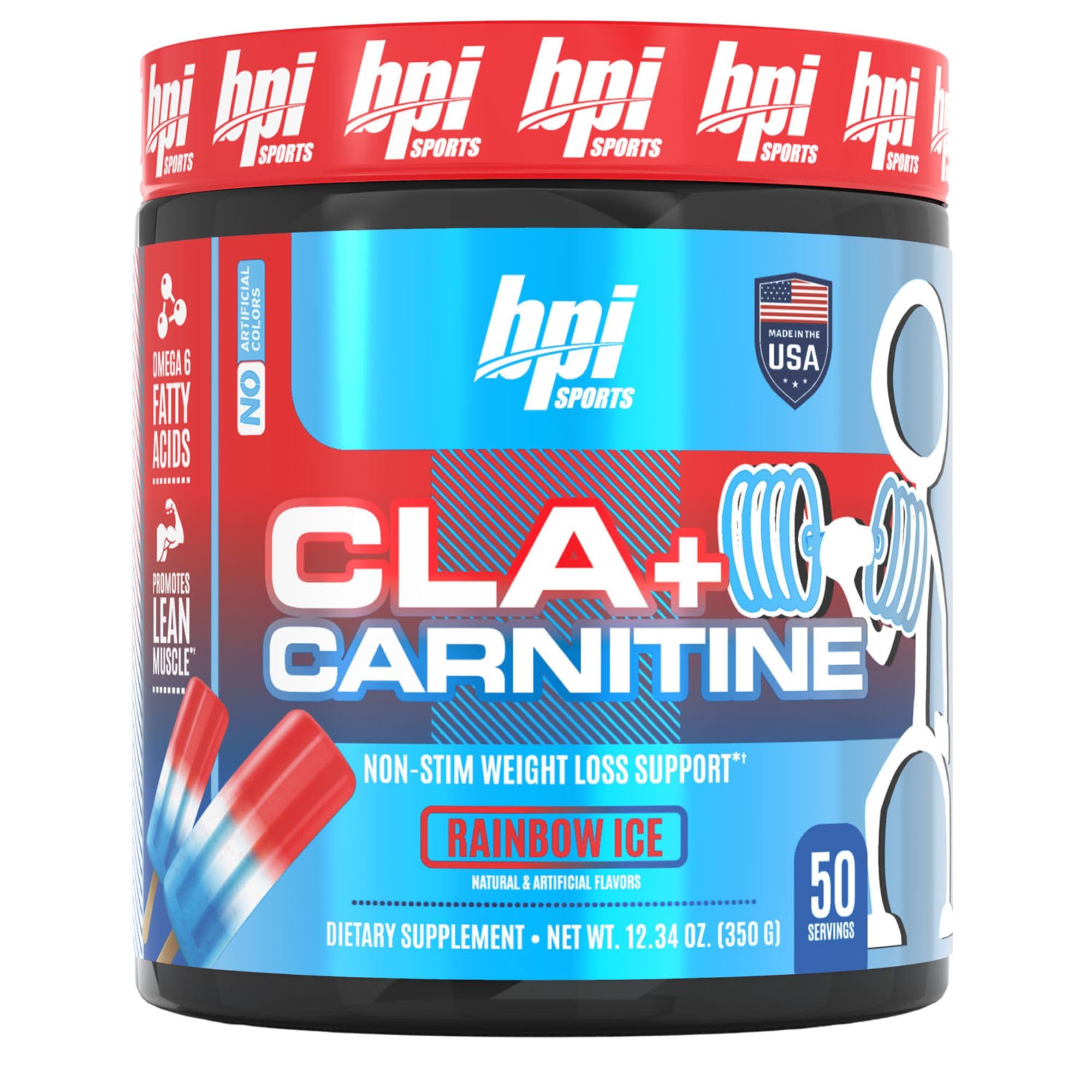 Foto 2 pulgar | Suplemento Bpi Sports Cla + Carnitina Rainbow Ice 370 Ml - Venta Internacional.