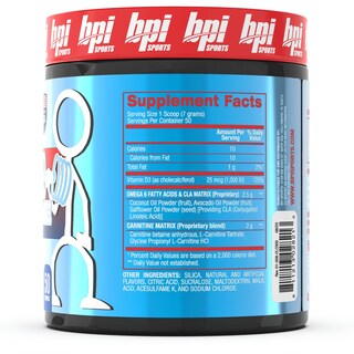 Foto 3 | Suplemento Bpi Sports Cla + Carnitina Rainbow Ice 370 Ml - Venta Internacional.