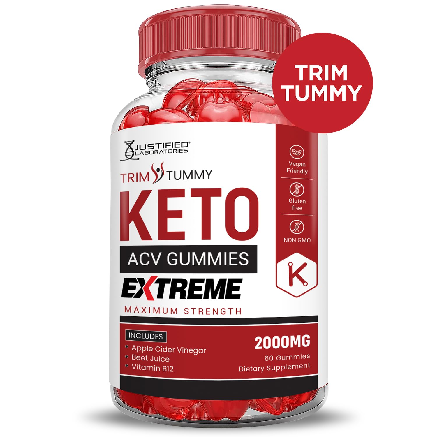 Foto 4 pulgar | Gomitas Trim Tummy Keto Acv Extreme 2000 Mg (paquete De 3) - Venta Internacional.