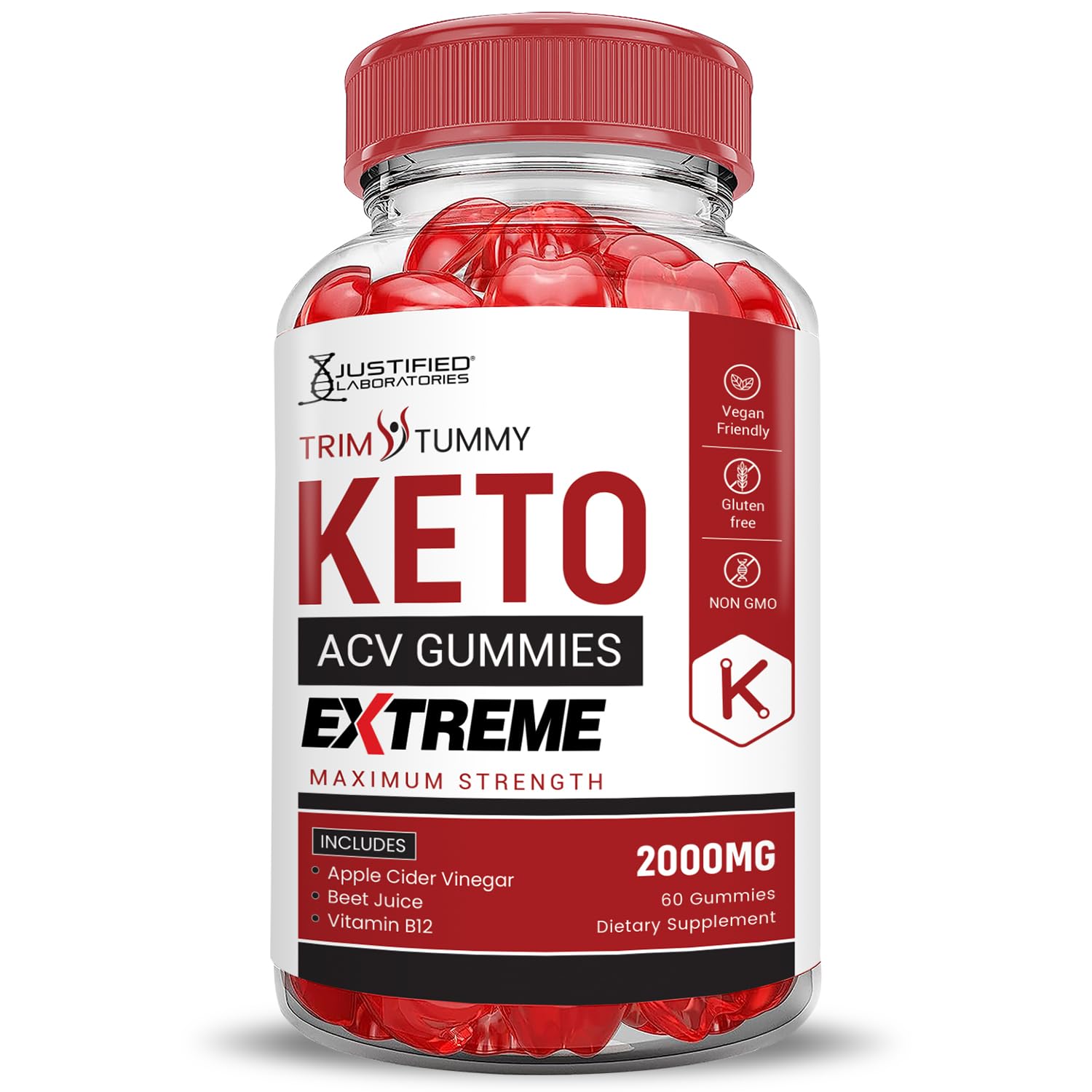Foto 4 | Gomitas Trim Tummy Keto Acv Extreme 2000 Mg (paquete De 3) - Venta Internacional.