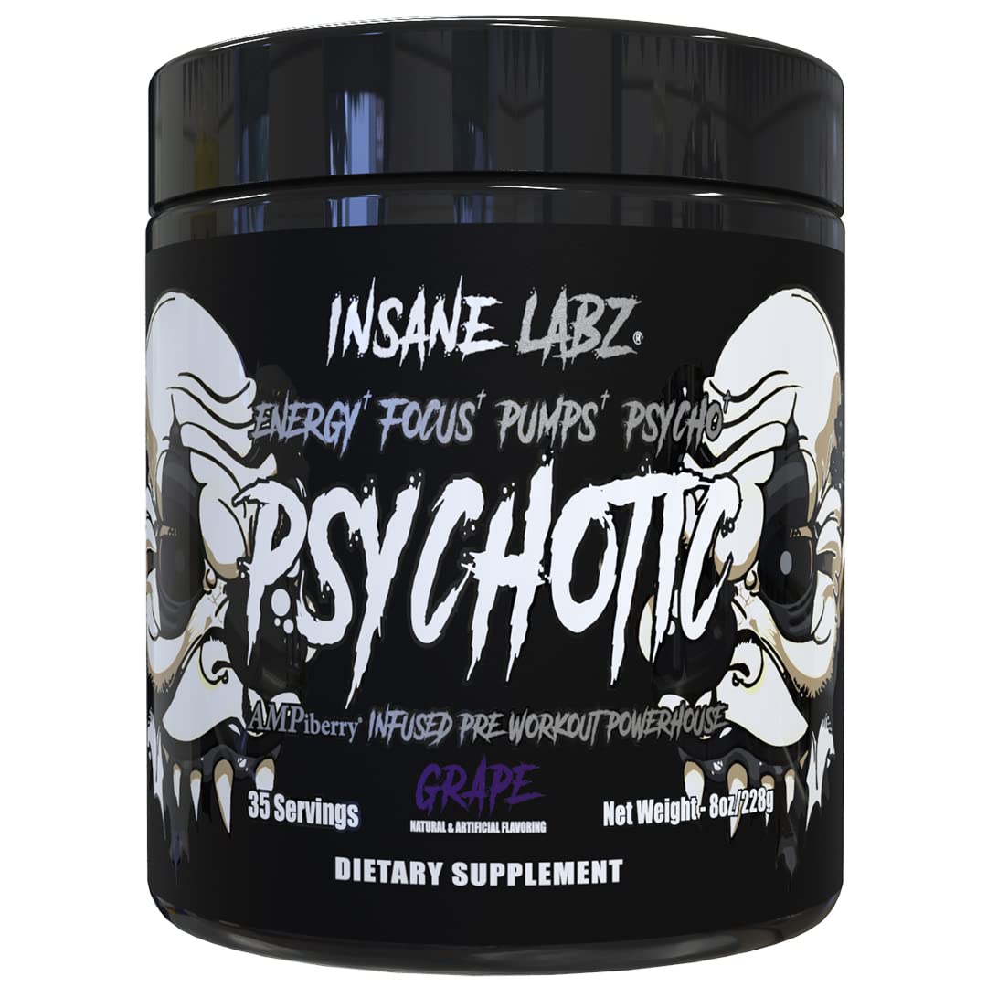 Foto 1 | Polvo Para Antes Del Entrenamiento Insane Labz Psychotic Black Edition - Venta Internacional.