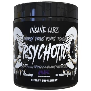 Foto 1 | Polvo Para Antes Del Entrenamiento Insane Labz Psychotic Black Edition - Venta Internacional.